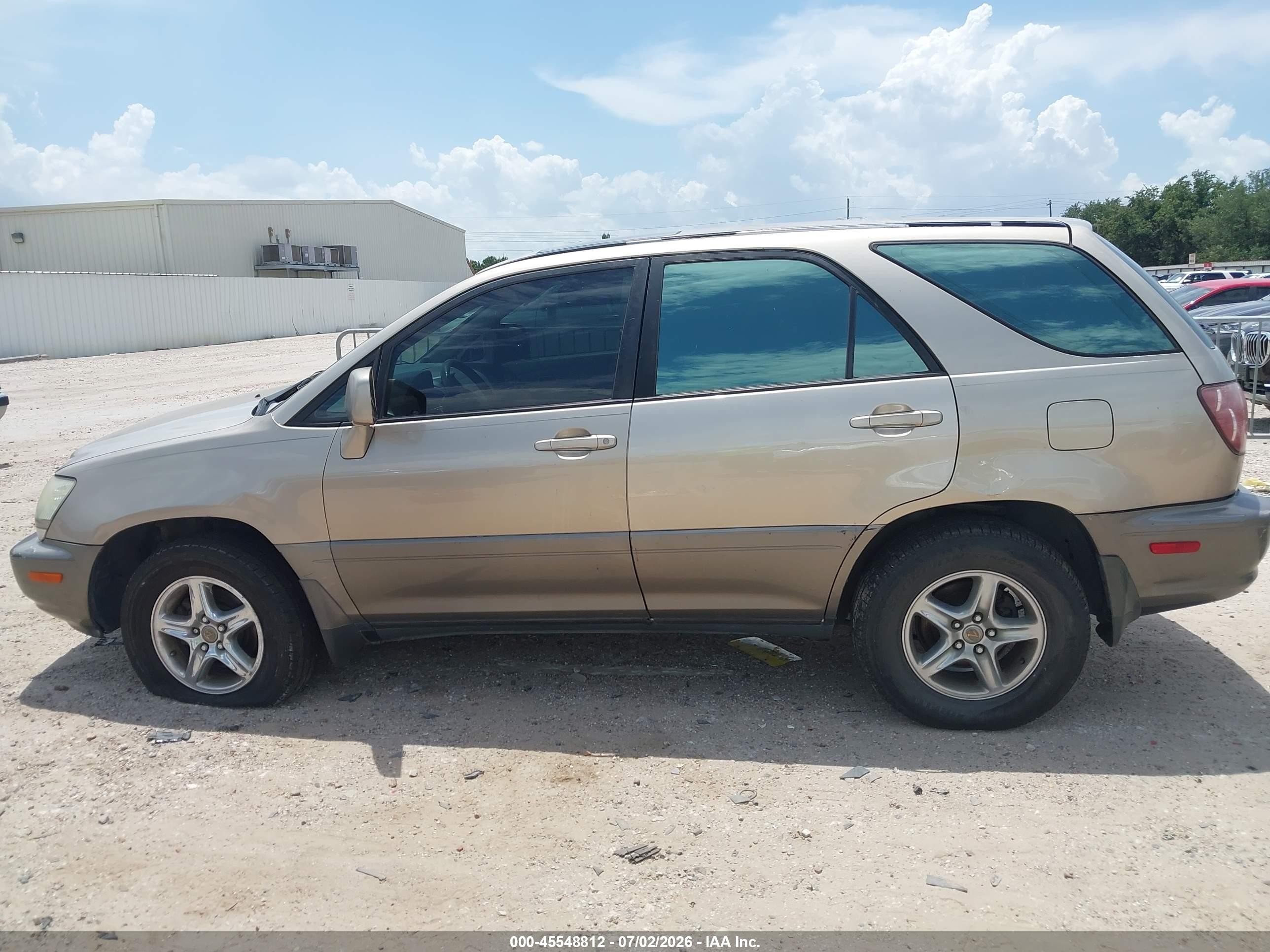 2000 Lexus Rx 300 Tan vin: JT6GF10U5Y0078458