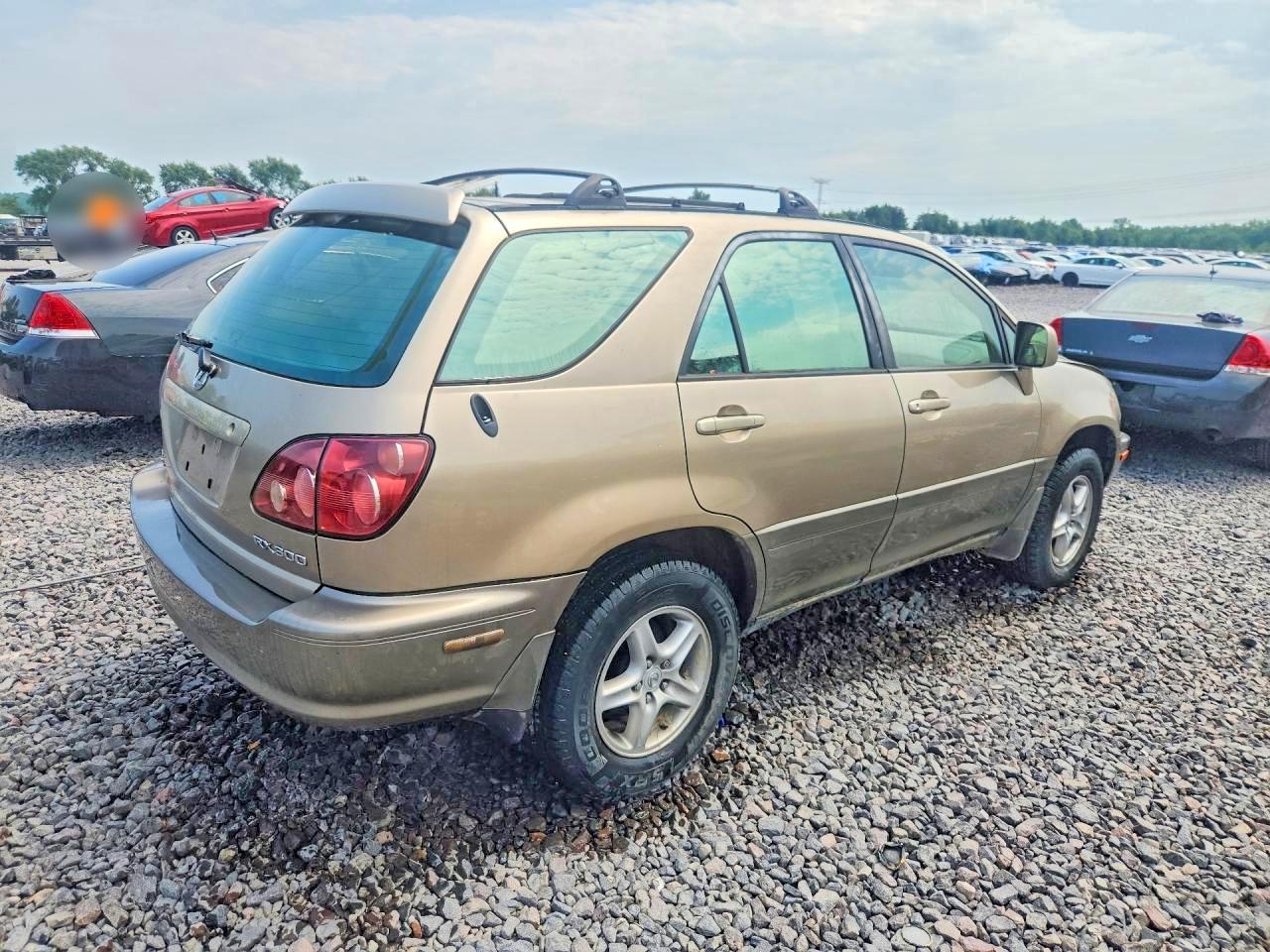 1999 Lexus Rx 300 Beige vin: JT6GF10U6X0026433