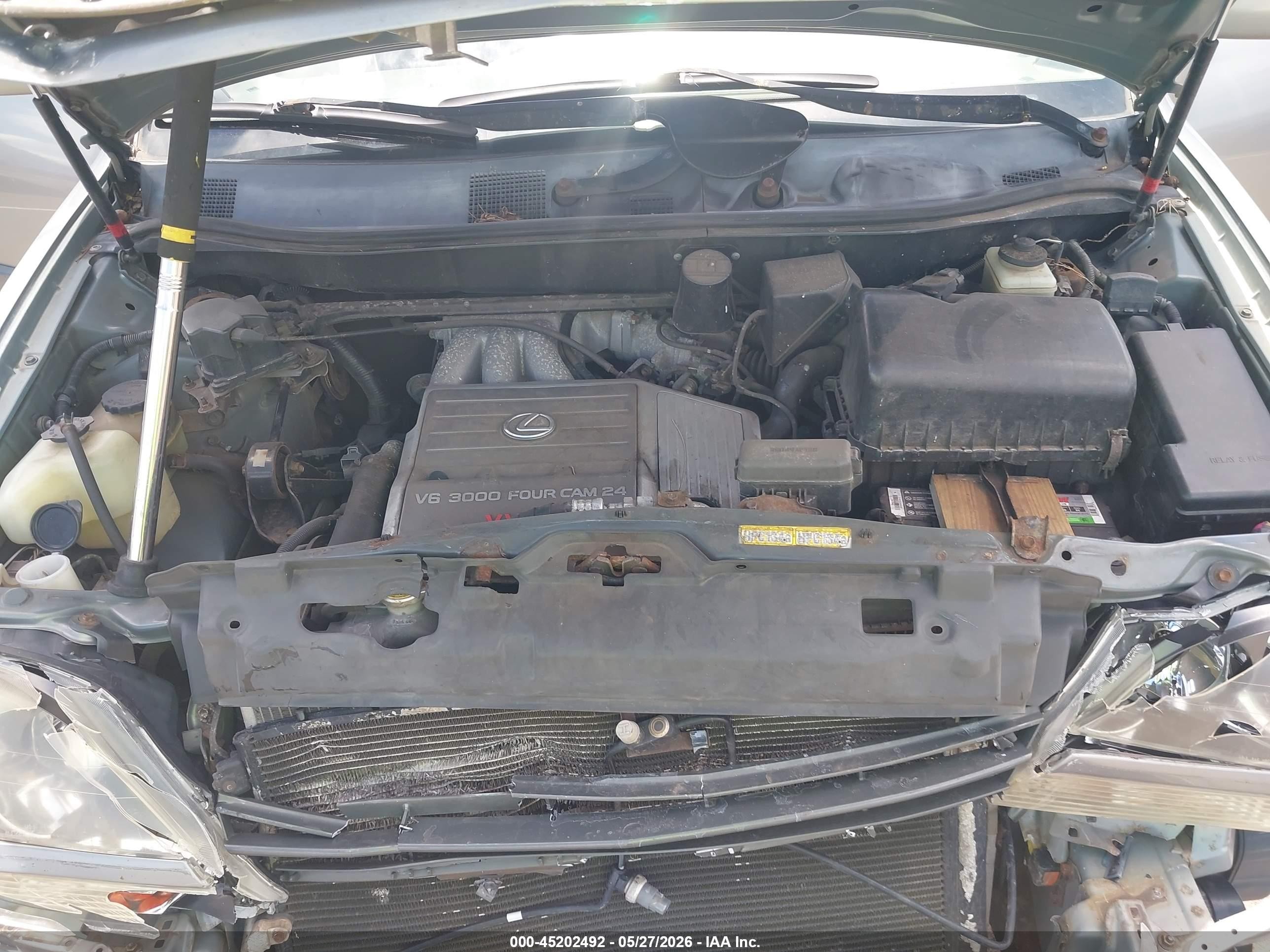2000 Lexus Rx 300   Silver vin: JT6GF10U6Y0045372