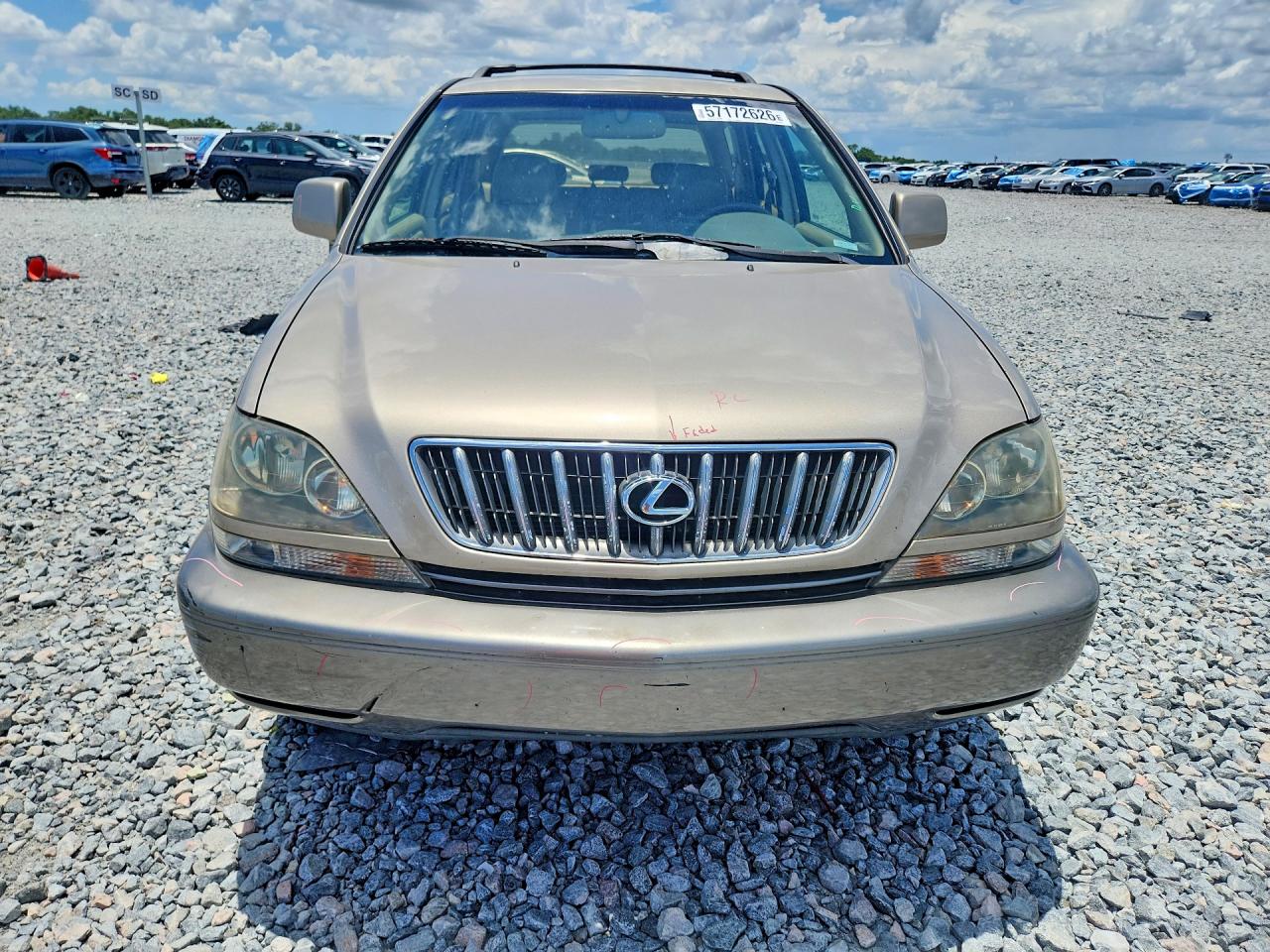 2000 Lexus Rx 300 Tan vin: JT6GF10U6Y0052807