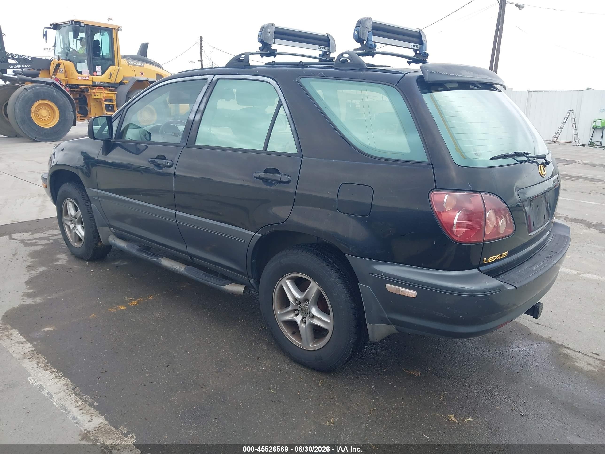 1999 Lexus Rx 300   Black vin: JT6GF10U7X0023301