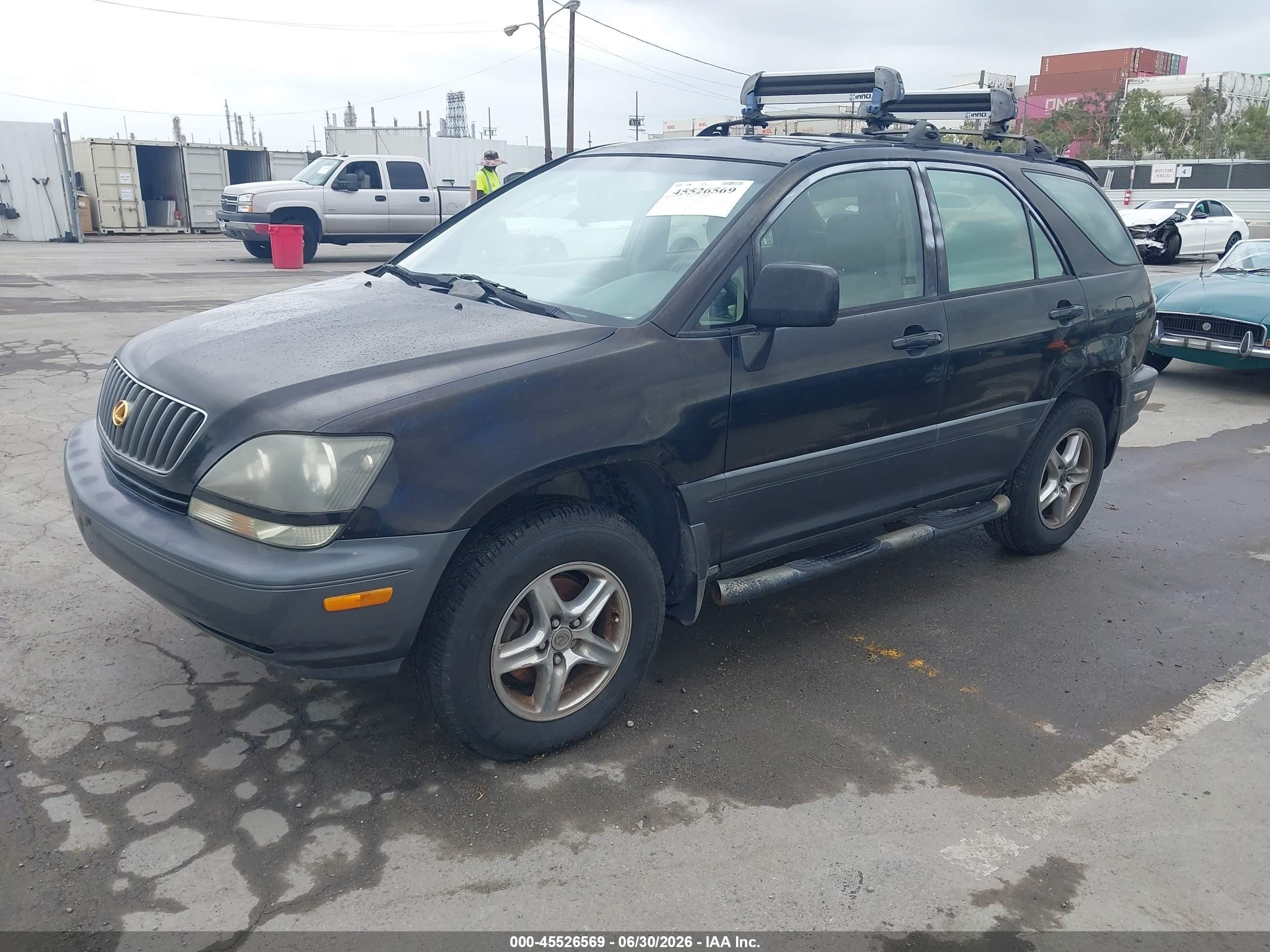 1999 Lexus Rx 300   Black vin: JT6GF10U7X0023301