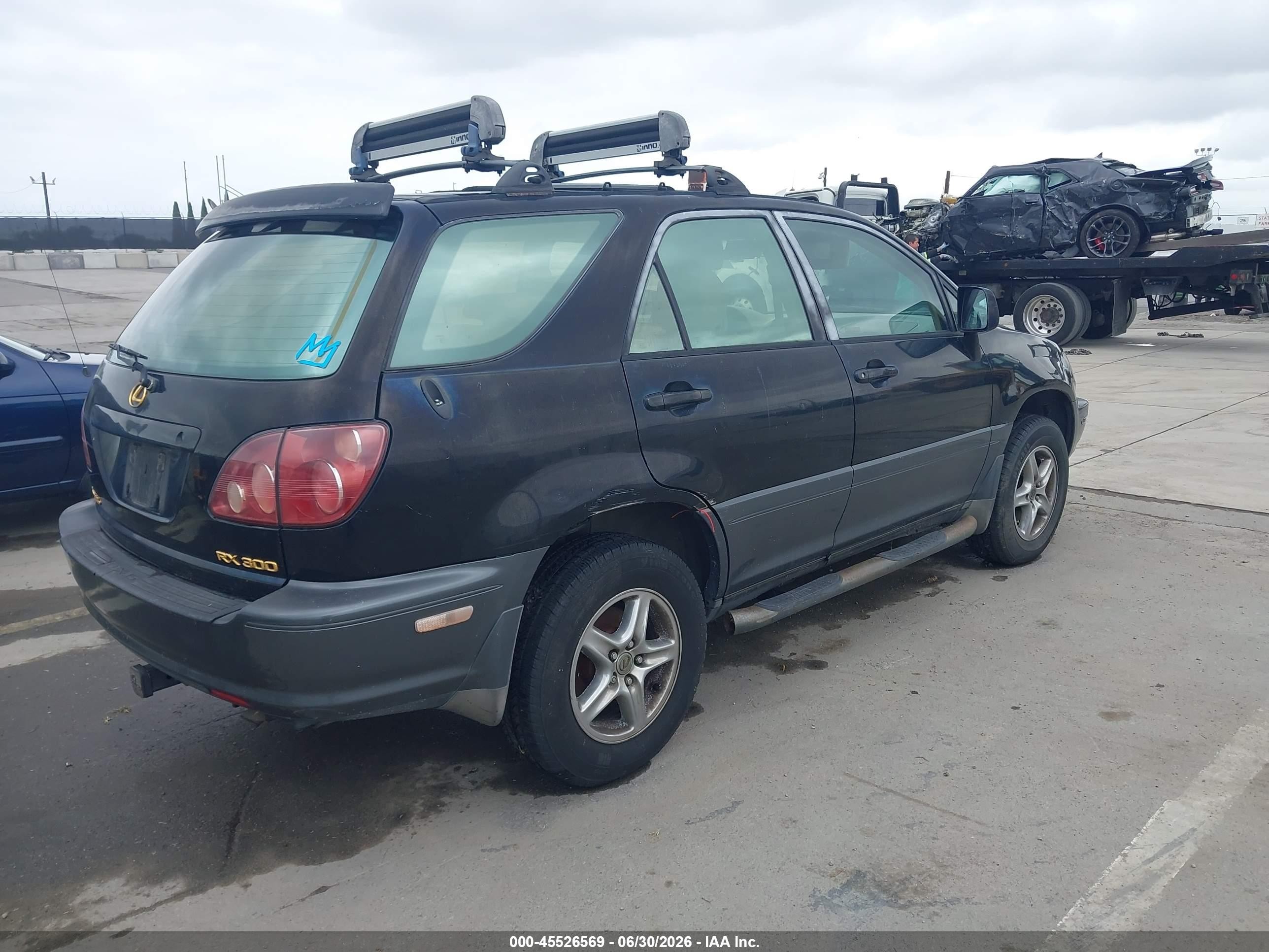 1999 Lexus Rx 300   Black vin: JT6GF10U7X0023301