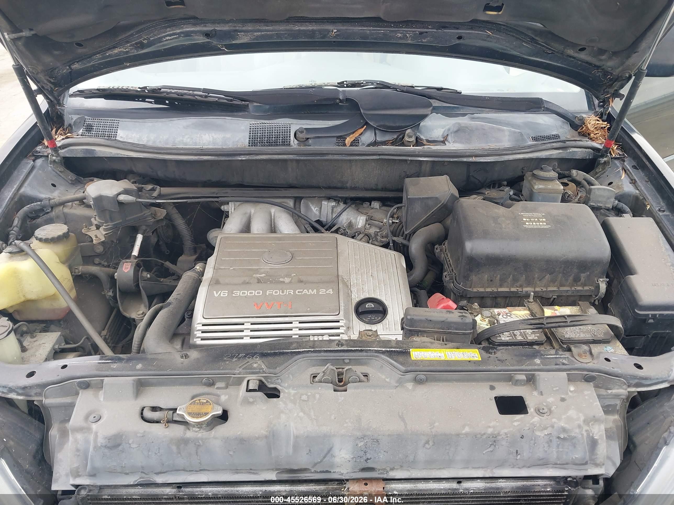 1999 Lexus Rx 300   Black vin: JT6GF10U7X0023301