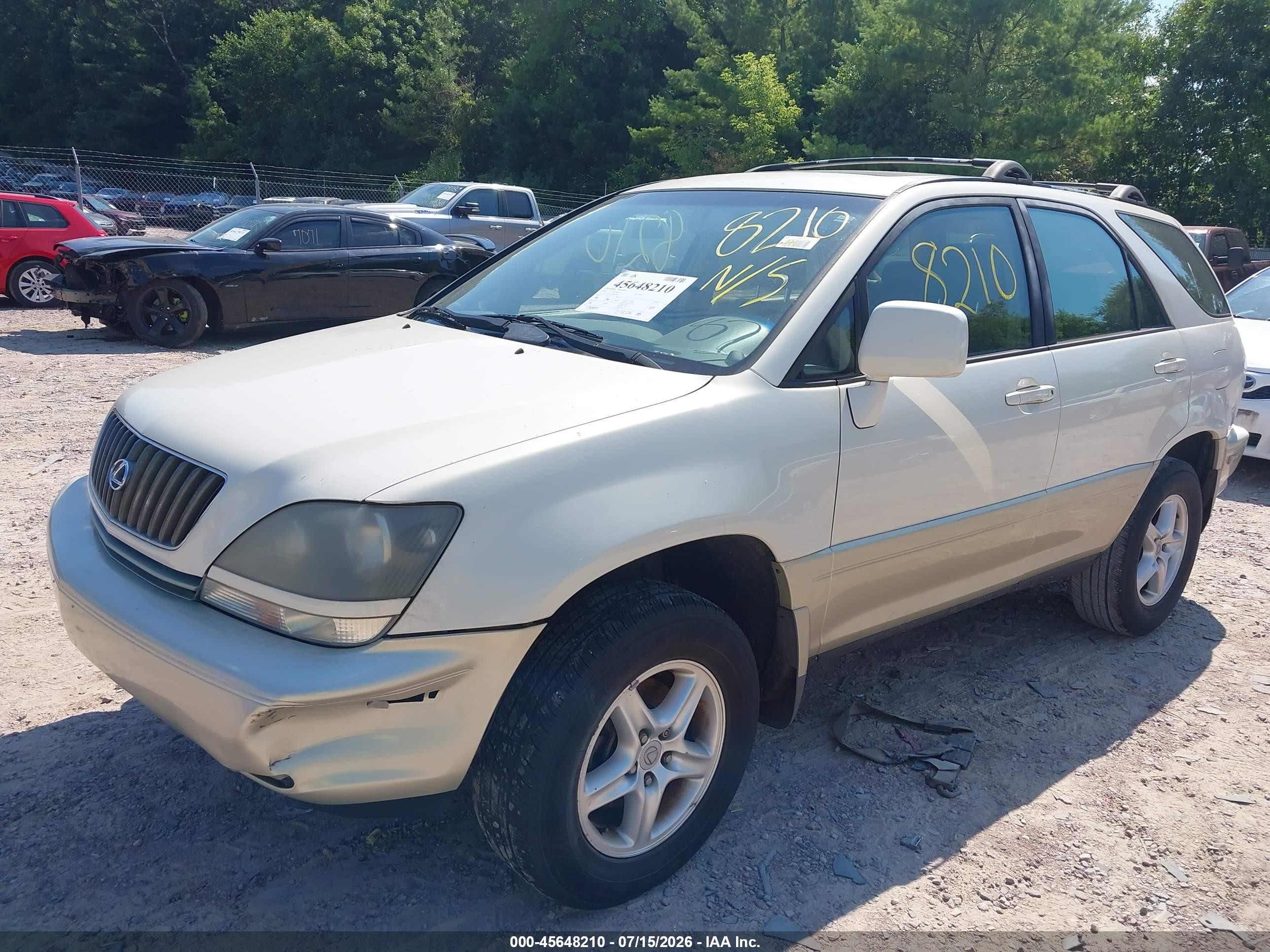 2000 Lexus Rx 300   Beige vin: JT6GF10U7Y0063248