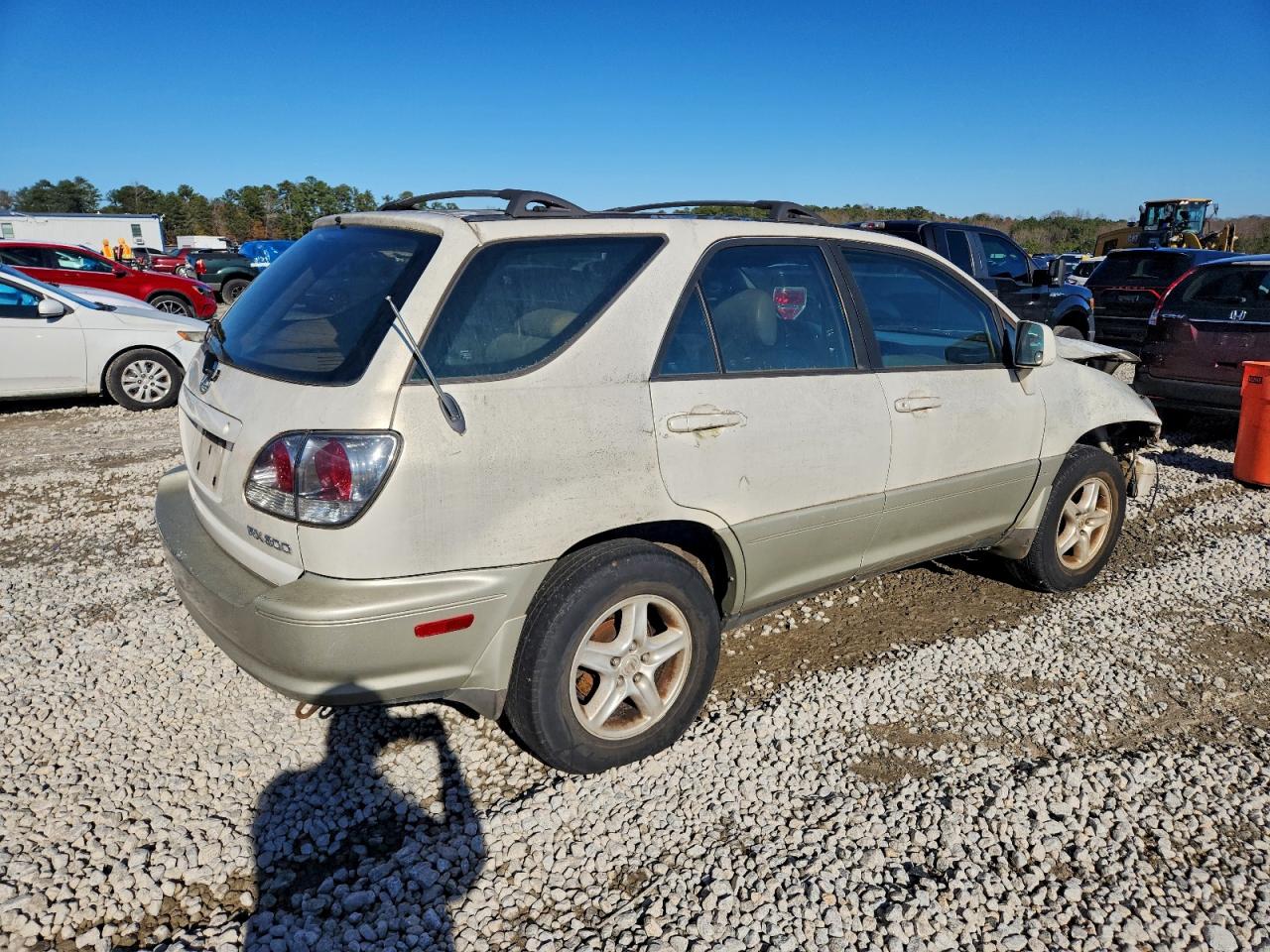 2000 Lexus Rx 300 White vin: JT6GF10U7Y0078493