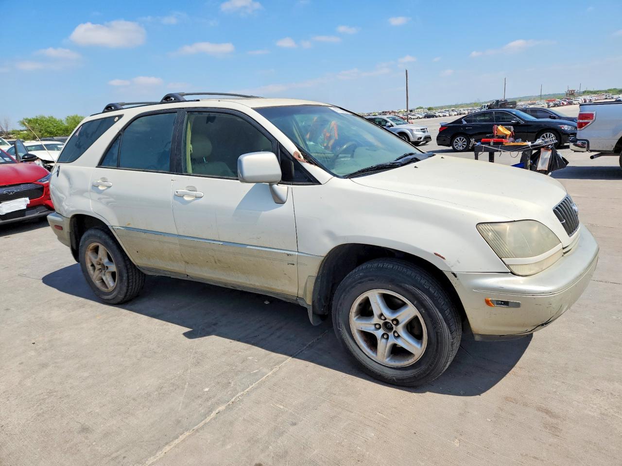 2000 Lexus Rx 300 Base White vin: JT6GF10U7Y0081670