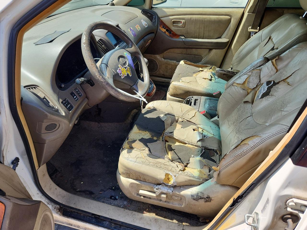 2000 Lexus Rx 300 Base White vin: JT6GF10U7Y0081670