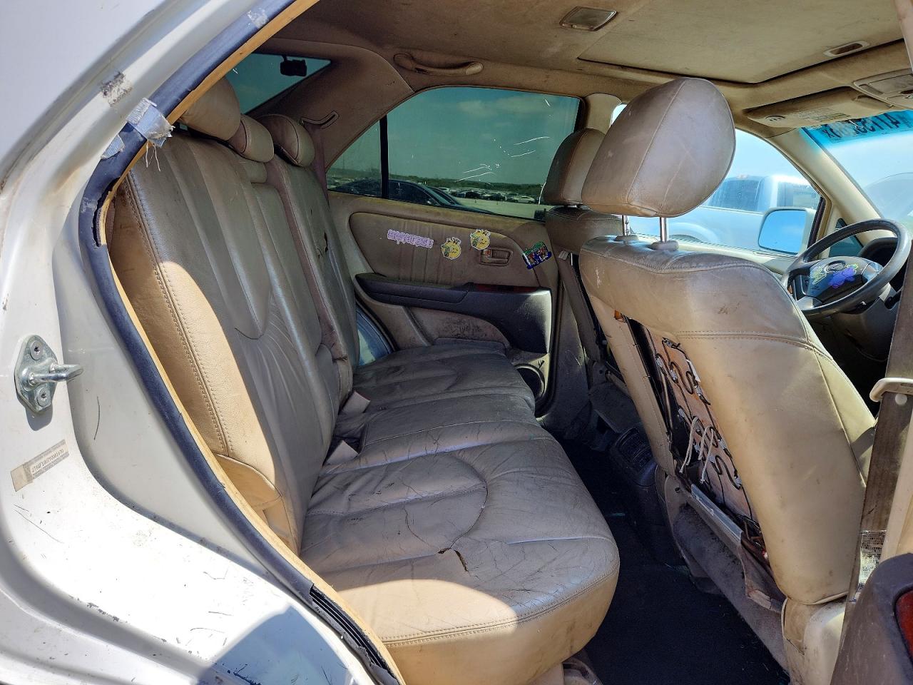 2000 Lexus Rx 300 Base White vin: JT6GF10U7Y0081670