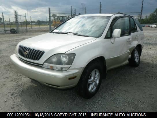 1999 Lexus Rx 300 Fwd vin: JT6GF10U8X0015367