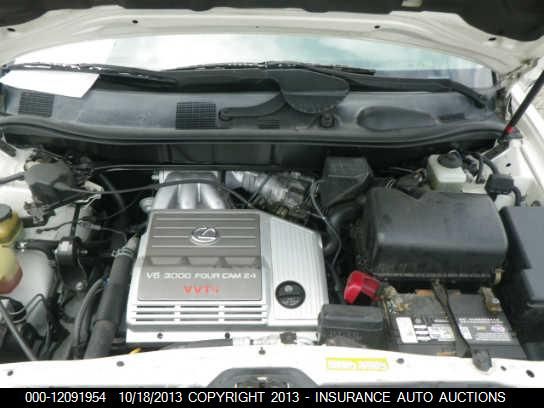 1999 Lexus Rx 300 Fwd vin: JT6GF10U8X0015367