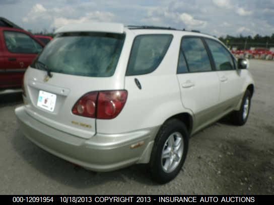 1999 Lexus Rx 300 Fwd vin: JT6GF10U8X0015367