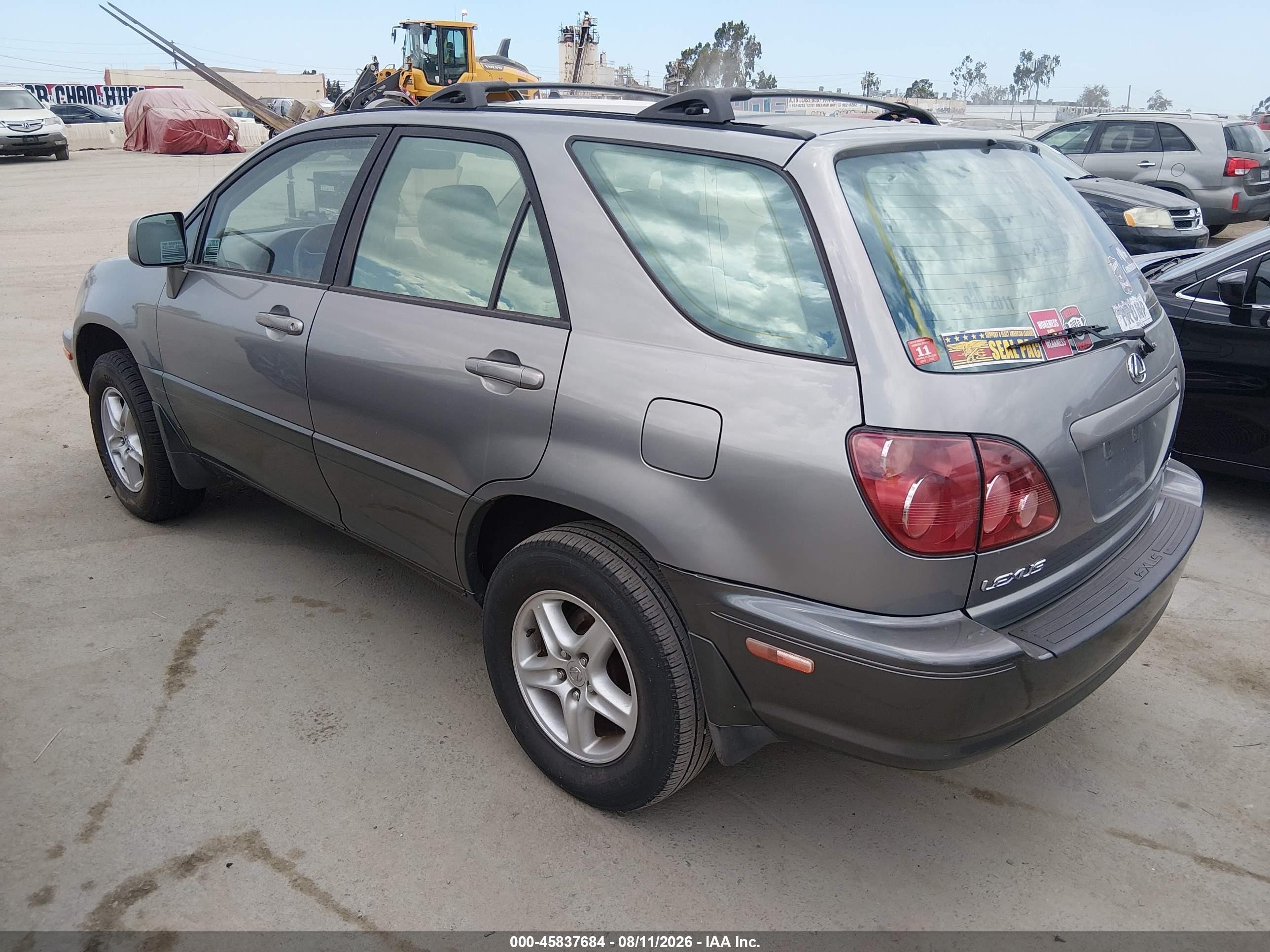 2000 Lexus Rx 300 Gray vin: JT6GF10U8Y0050301