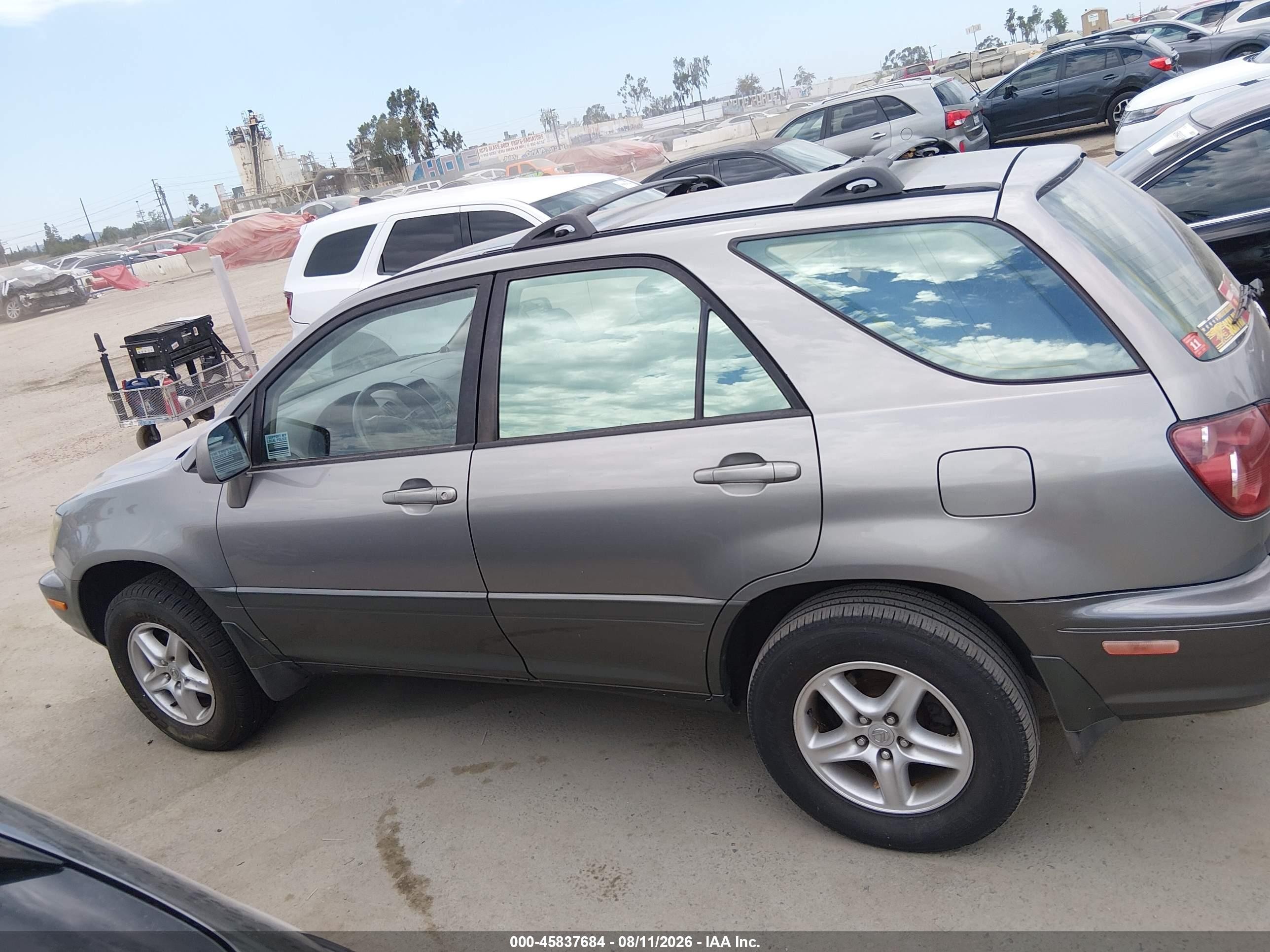 2000 Lexus Rx 300 Gray vin: JT6GF10U8Y0050301