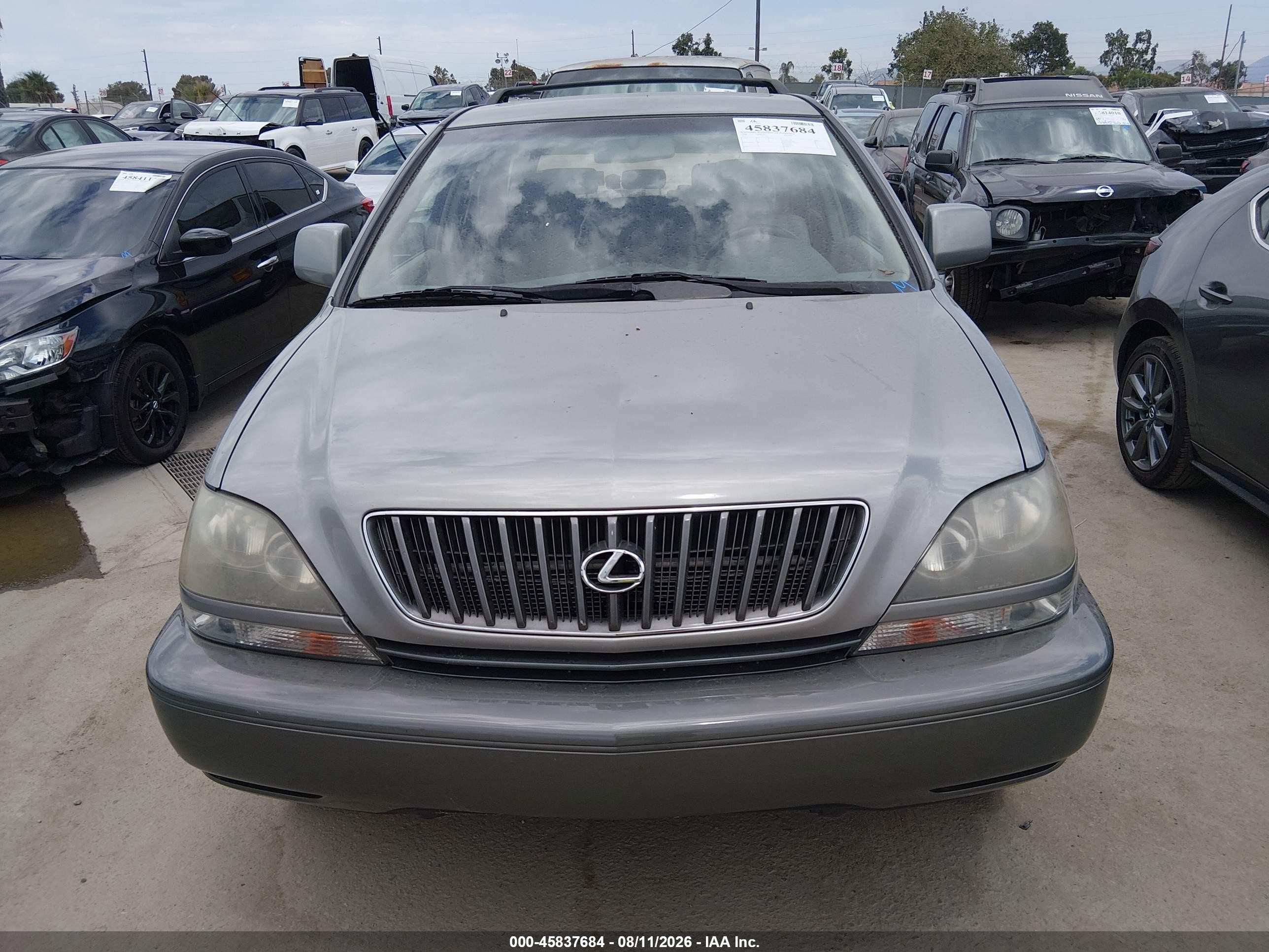 2000 Lexus Rx 300 Gray vin: JT6GF10U8Y0050301