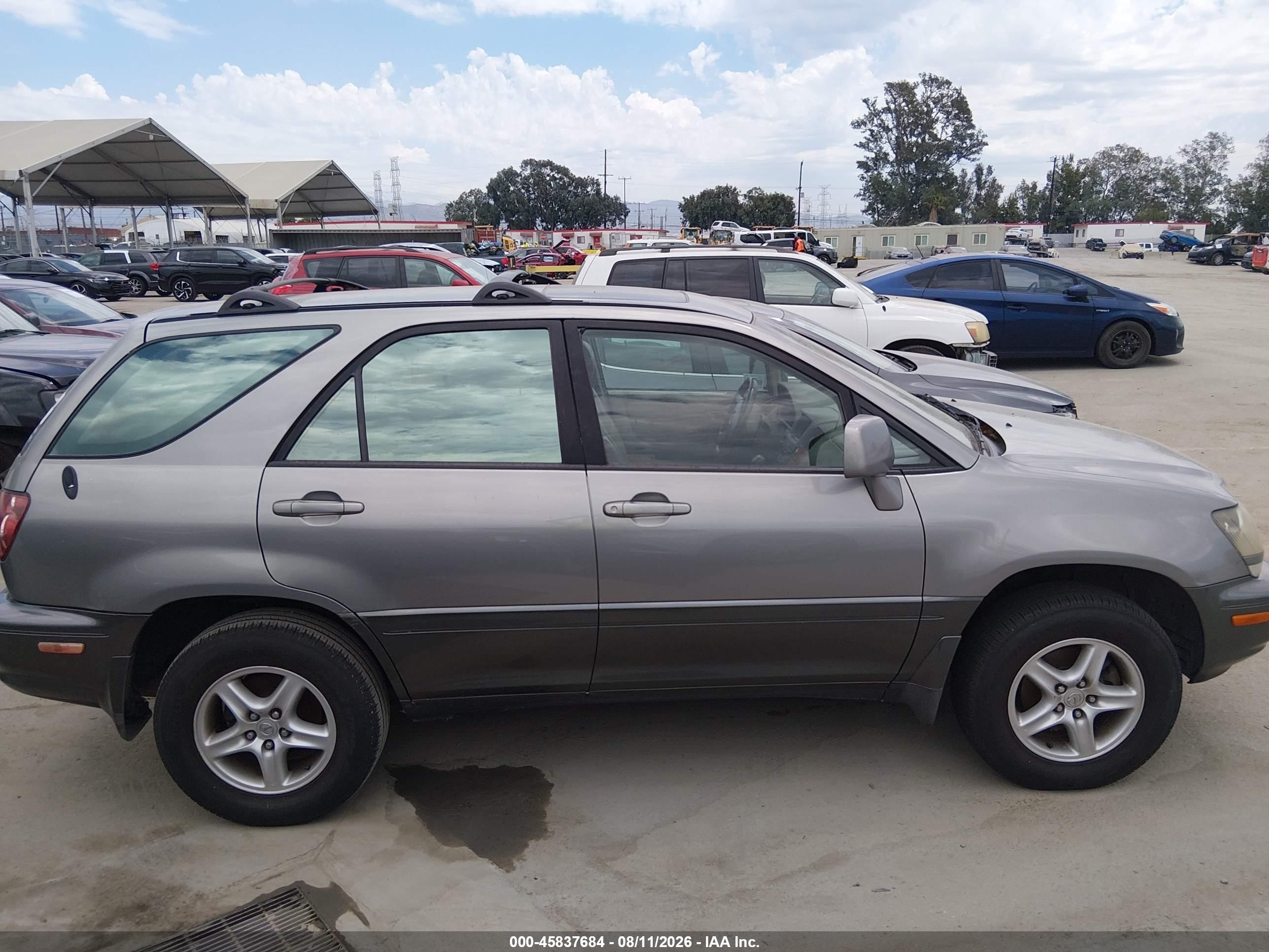 2000 Lexus Rx 300 Gray vin: JT6GF10U8Y0050301