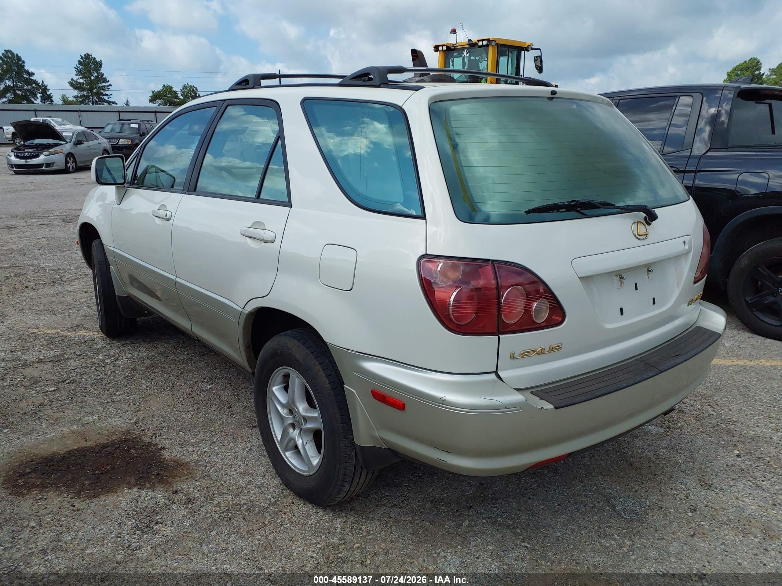 2000 Lexus Rx 300   White vin: JT6GF10U8Y0079359
