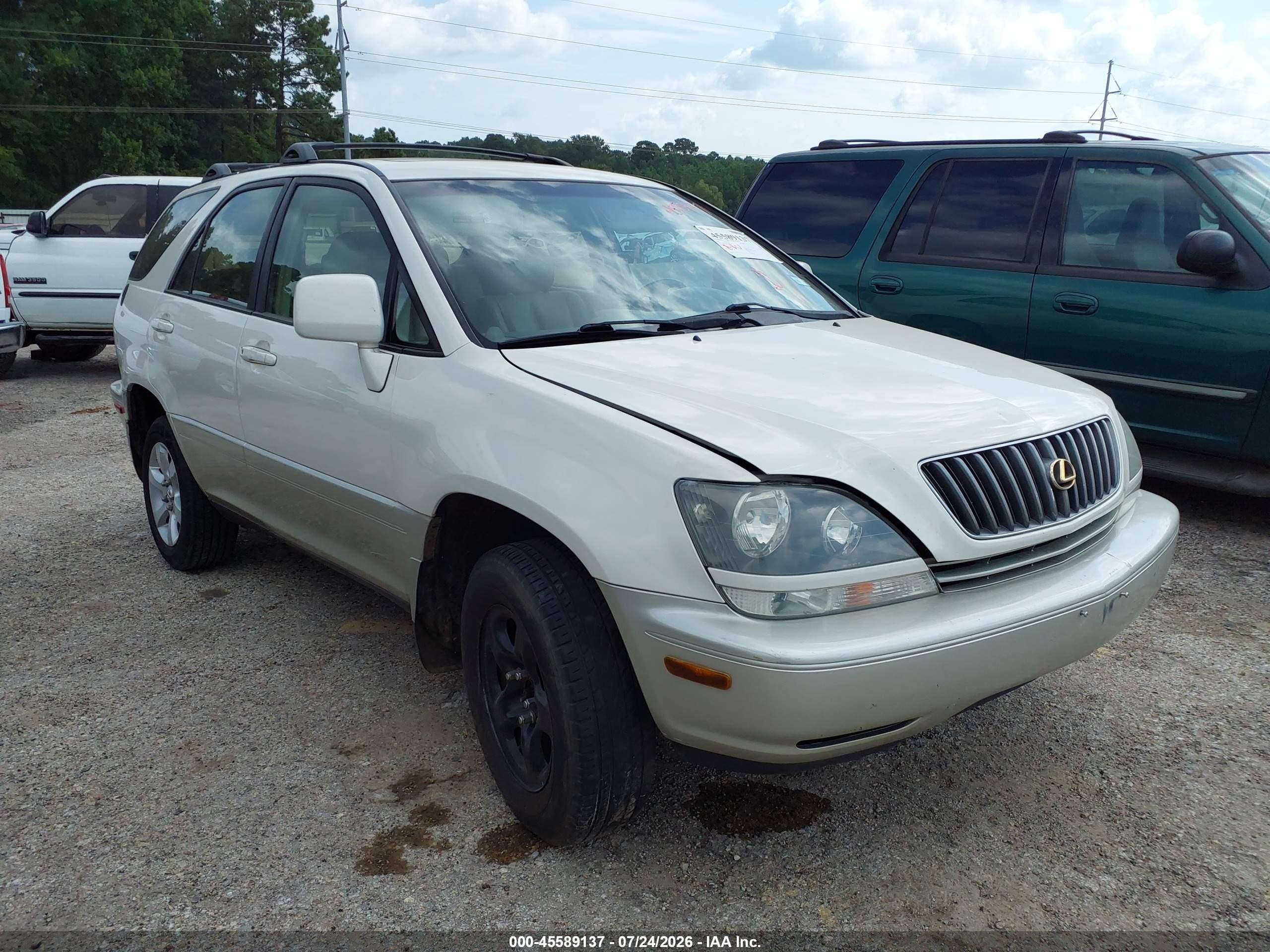 2000 Lexus Rx 300   White vin: JT6GF10U8Y0079359