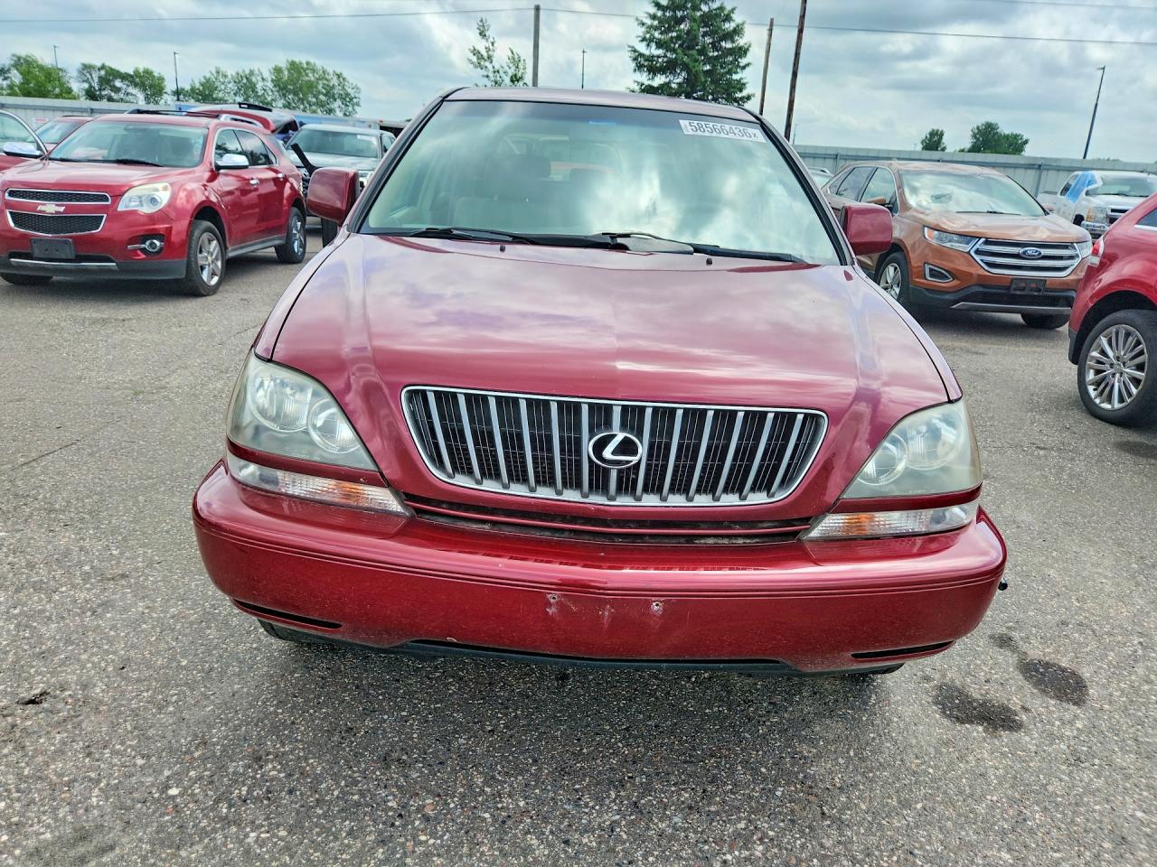 1999 Lexus Rx 300 Red vin: JT6GF10U9X0043811