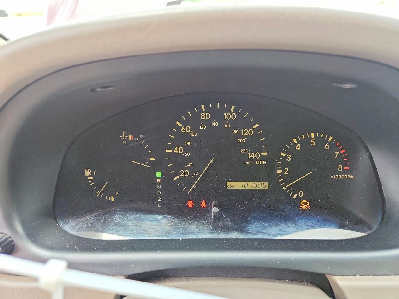 1999 Lexus Rx 300 Red vin: JT6GF10U9X0043811