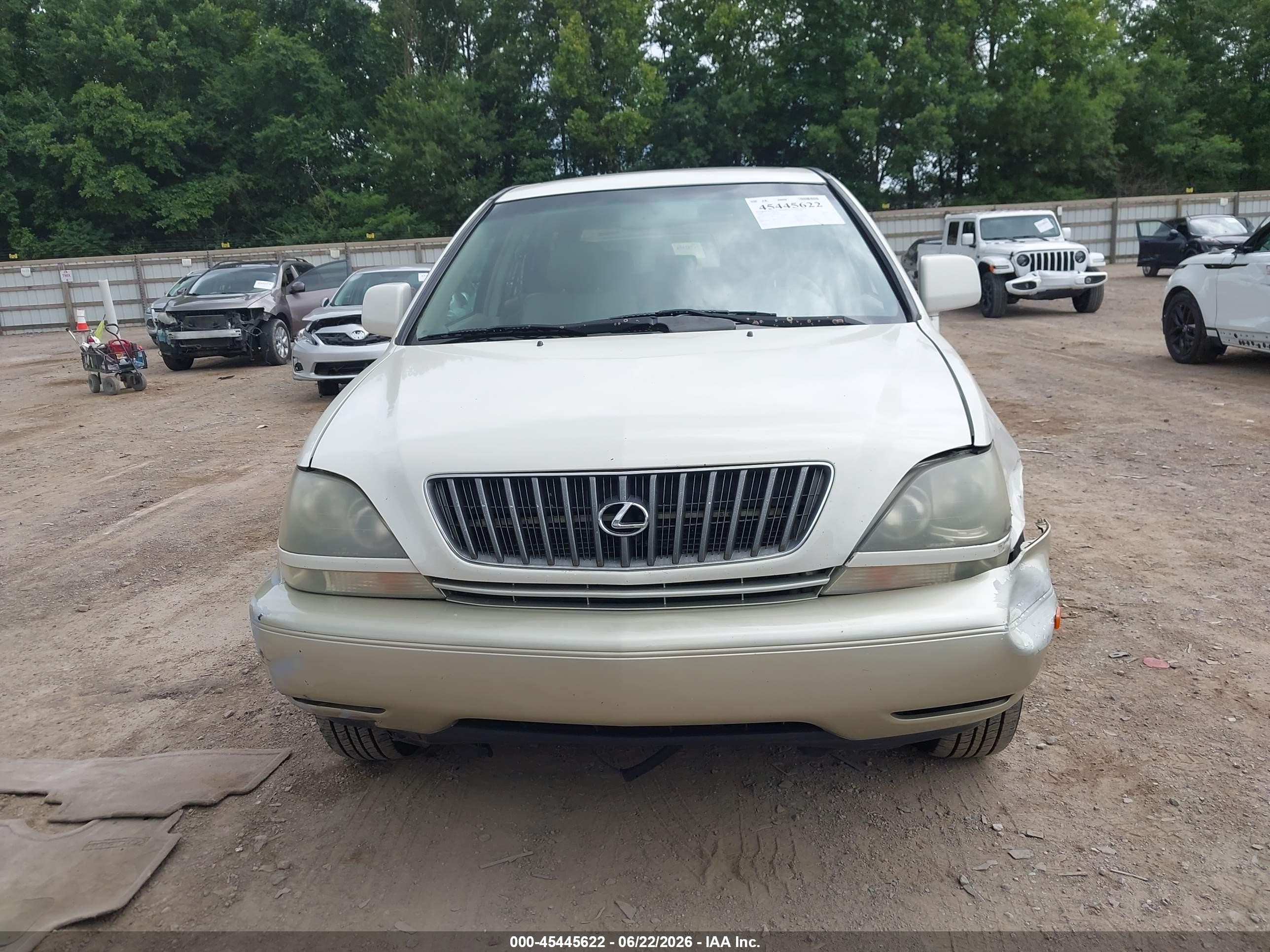 2000 Lexus Rx 300   Белый vin: JT6GF10U9Y0056916