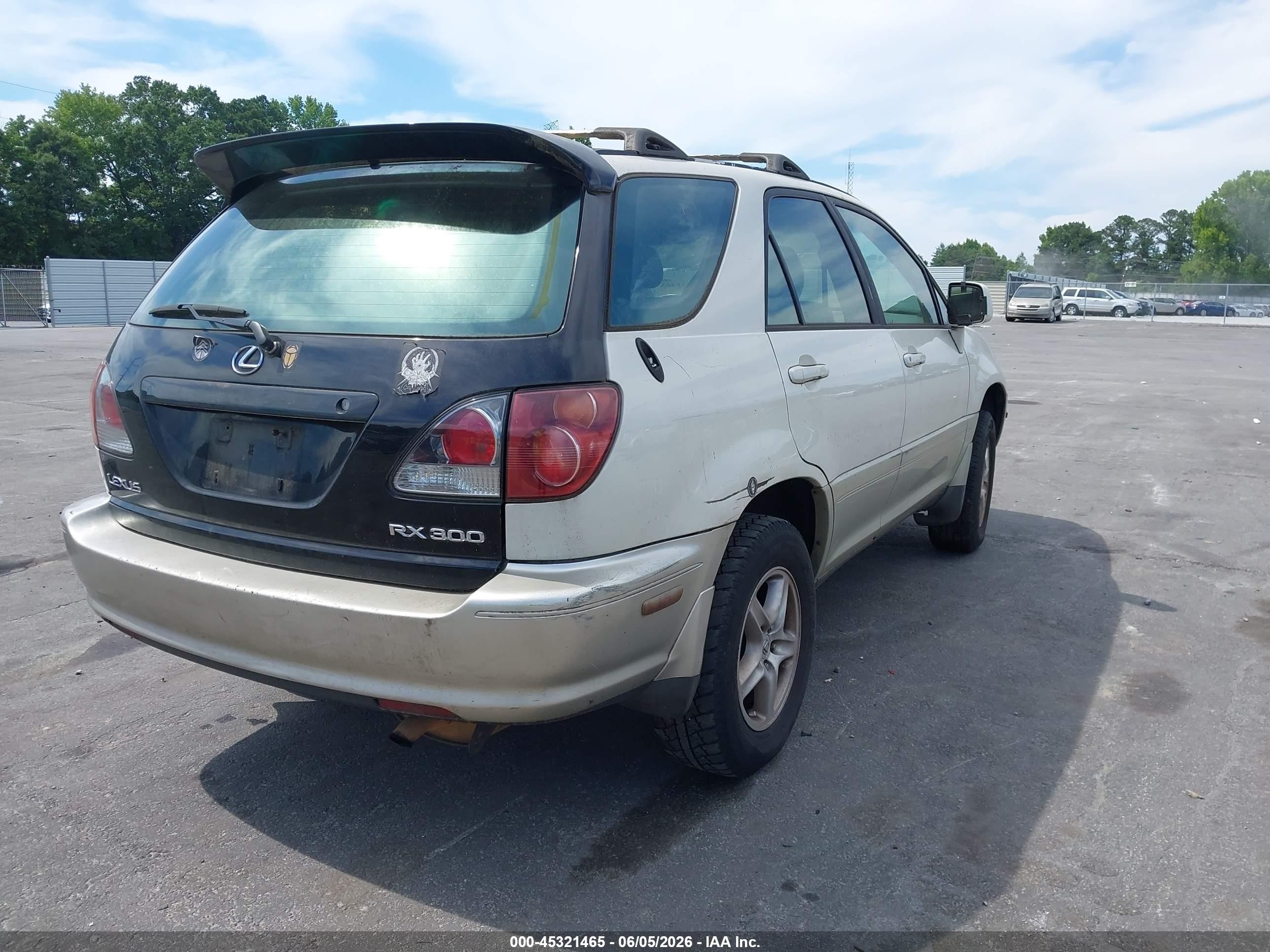 2000 Lexus Rx 300 White vin: JT6GF10U9Y0059735