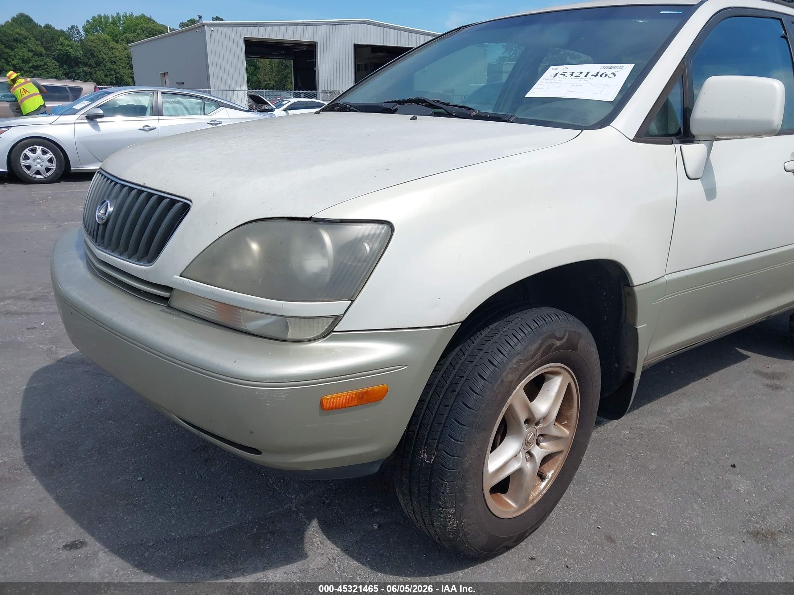 2000 Lexus Rx 300 White vin: JT6GF10U9Y0059735