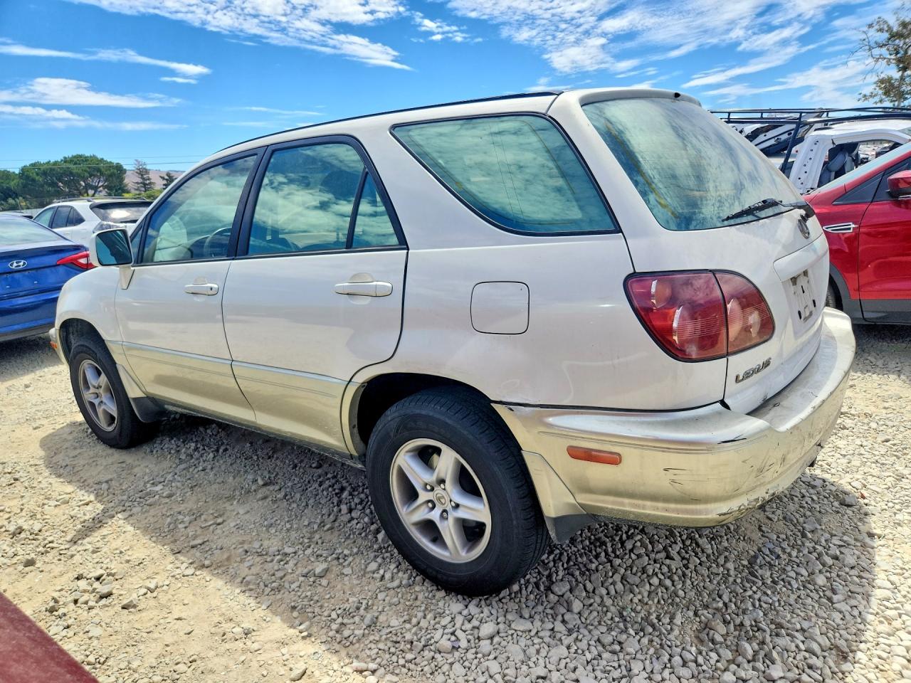 1999 Lexus Rx 300 White vin: JT6HF10U0X0028845