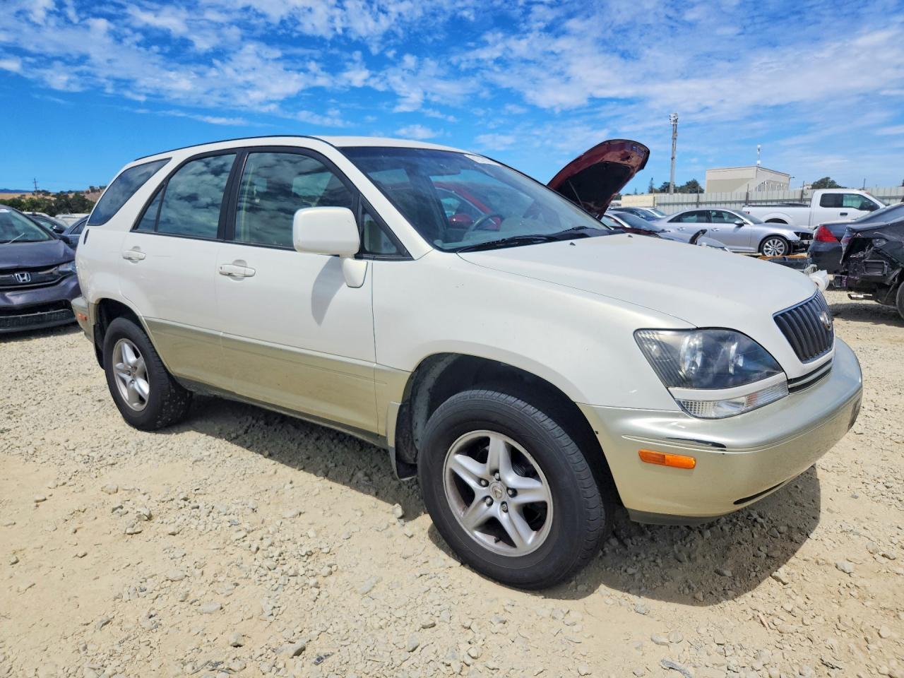 1999 Lexus Rx 300 White vin: JT6HF10U0X0028845