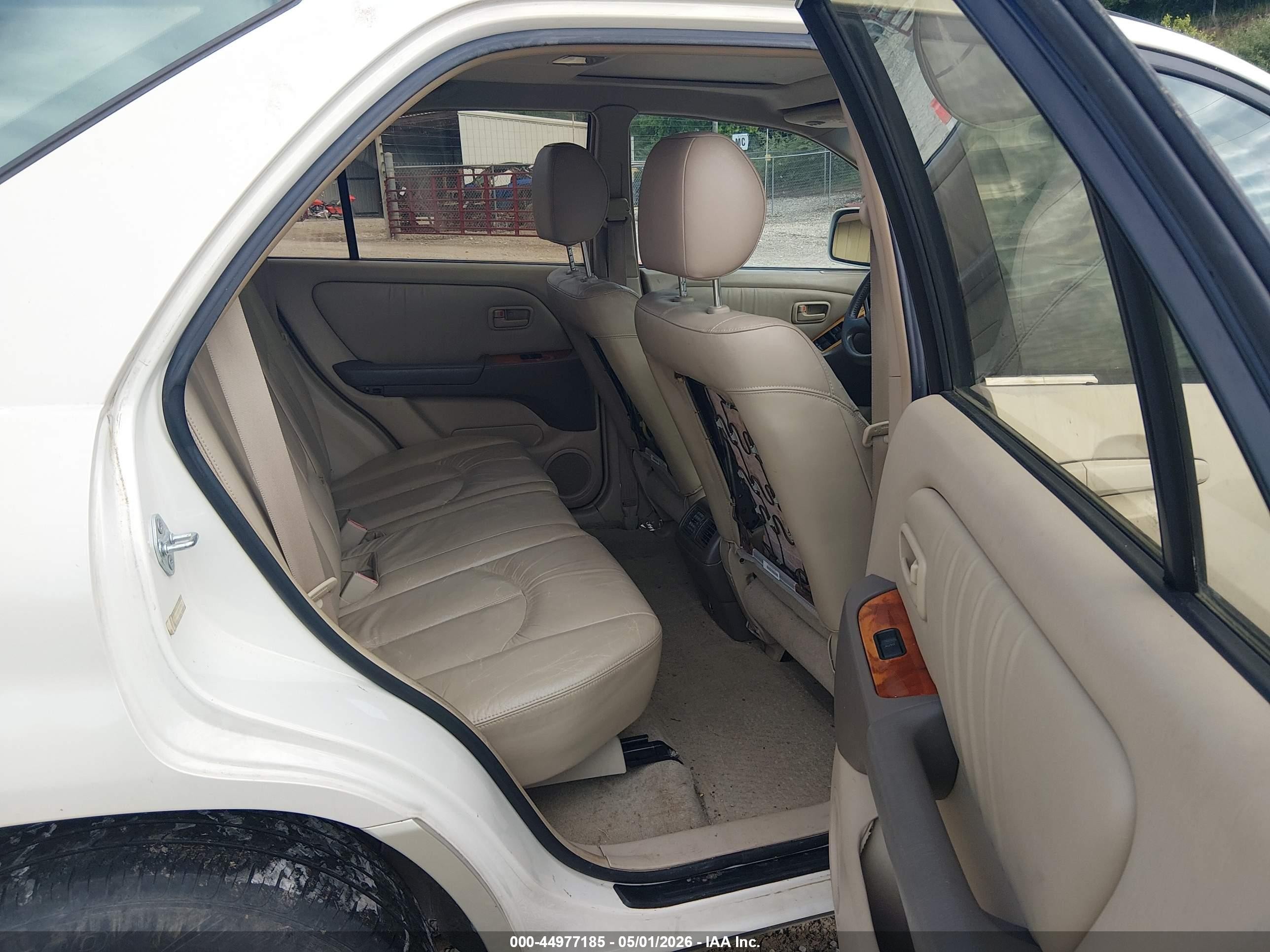 1999 Lexus Rx 300 White vin: JT6HF10U0X0038663