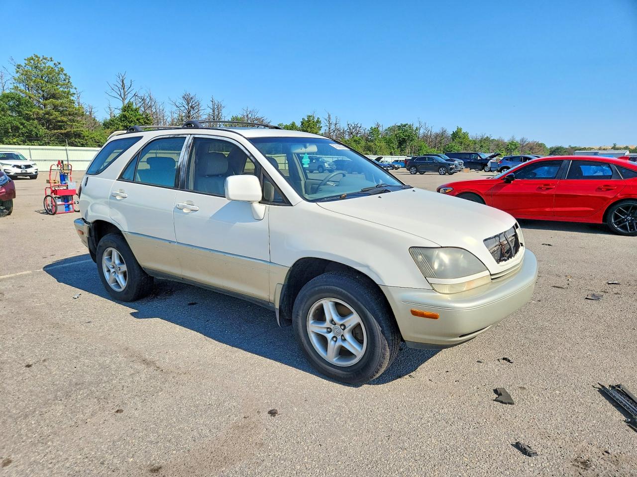 1999 Lexus Rx 300 White vin: JT6HF10U0X0094876