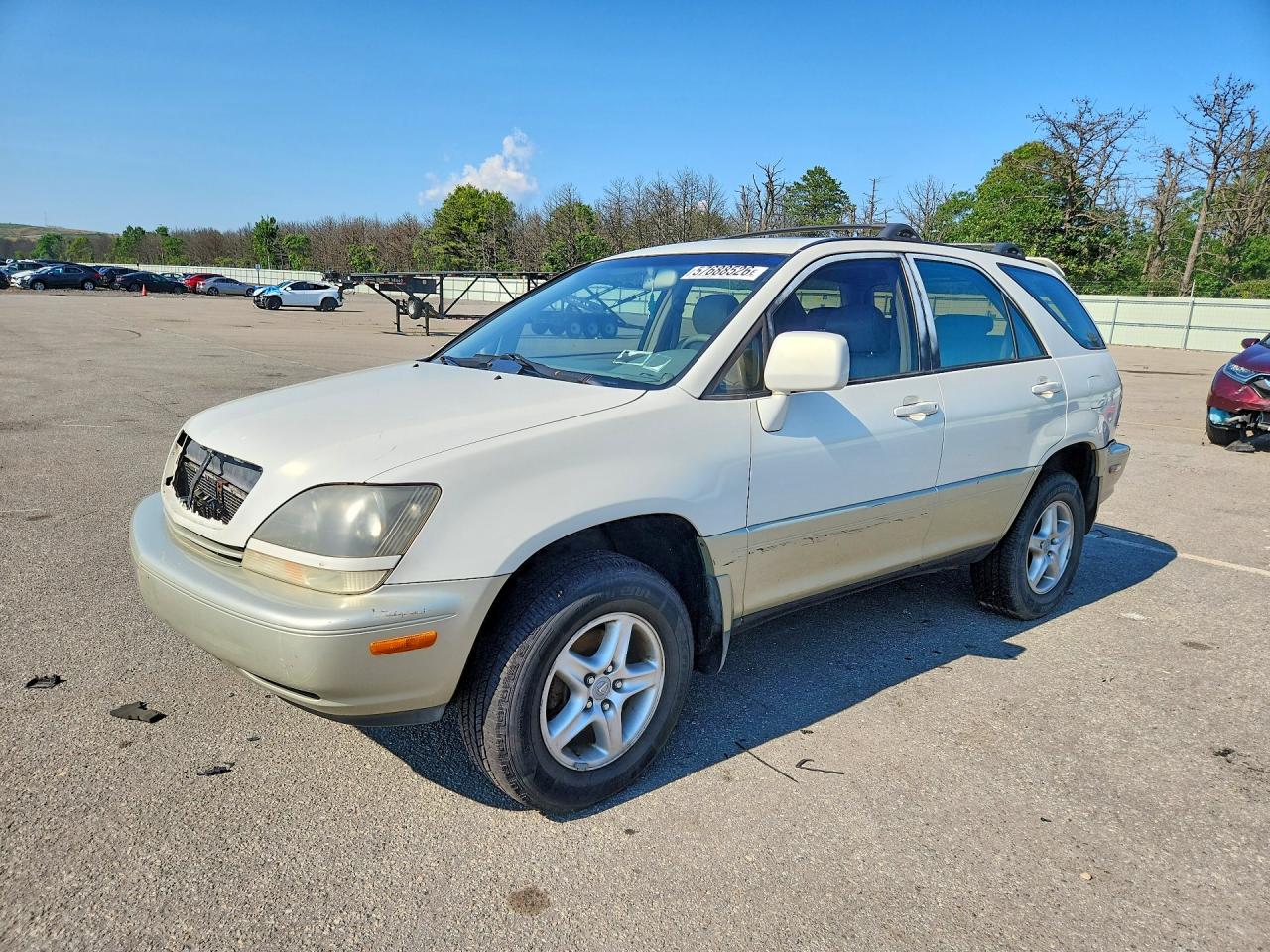 1999 Lexus Rx 300 White vin: JT6HF10U0X0094876