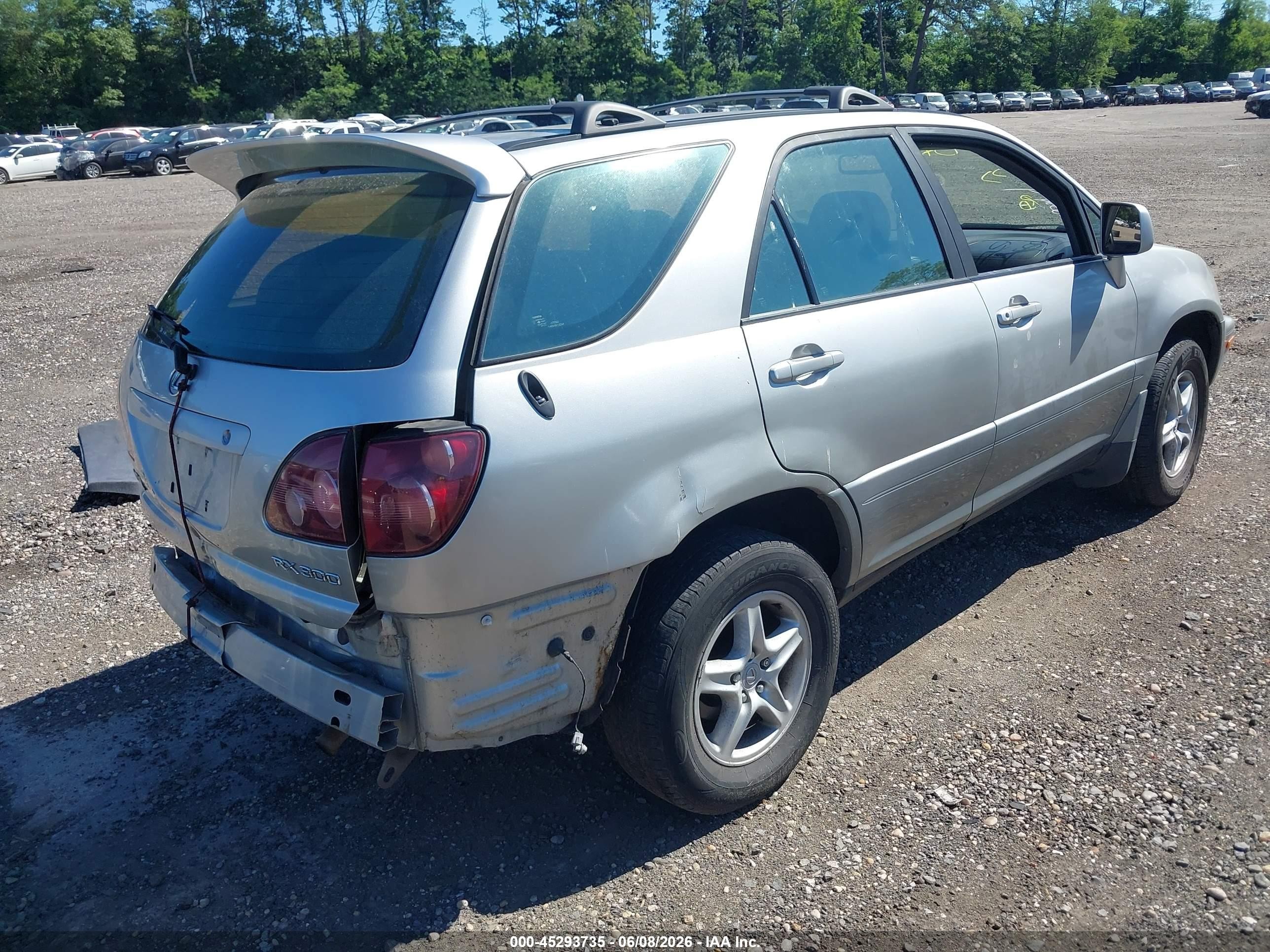 2000 Lexus Rx 300   Silver vin: JT6HF10U0Y0157539