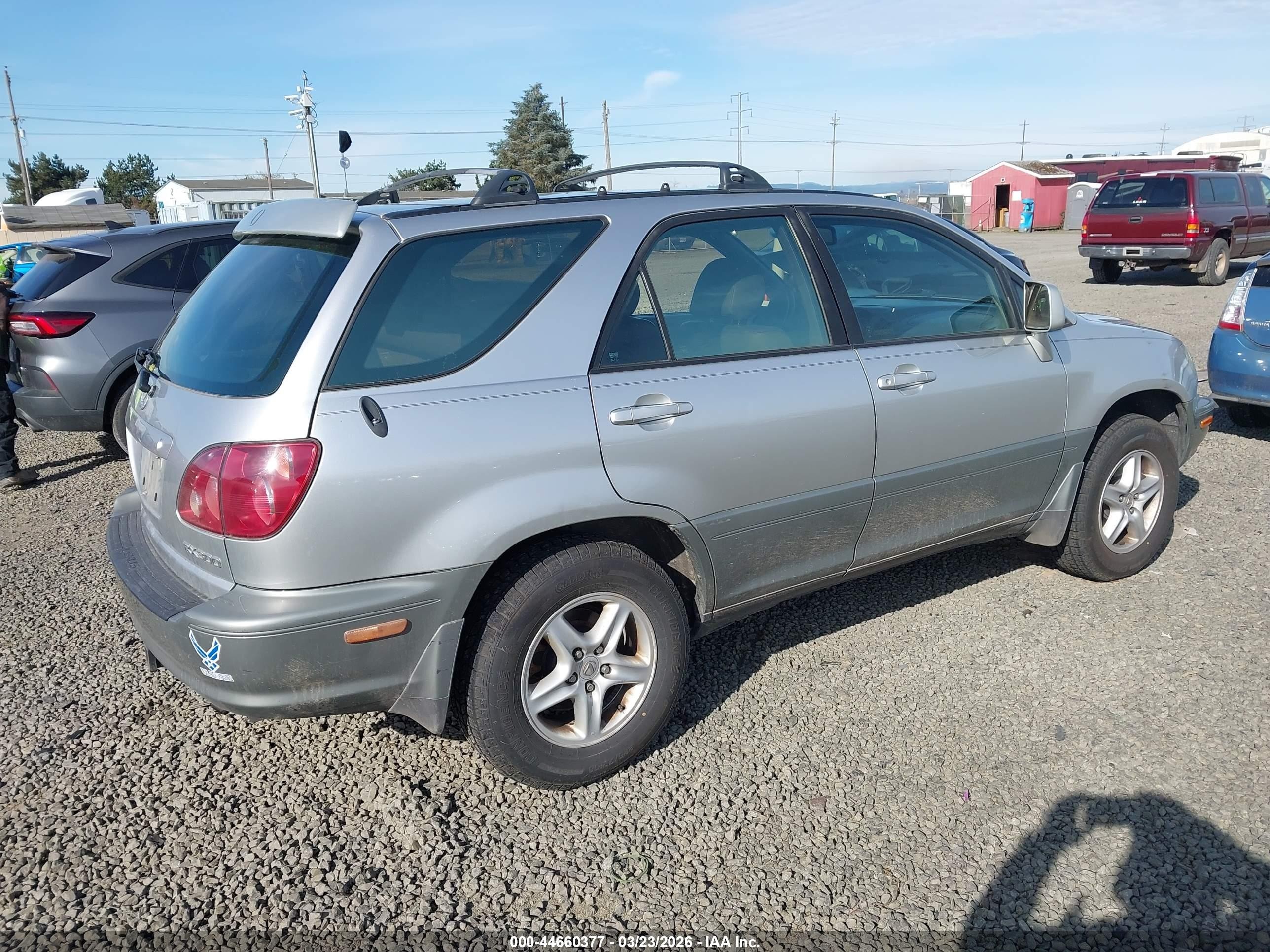 1999 Lexus Rx 300   Silver vin: JT6HF10U1X0060171
