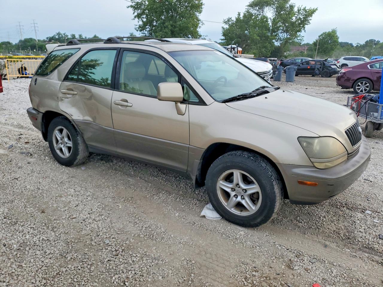 2000 Lexus Rx 300 Beige vin: JT6HF10U1Y0145058