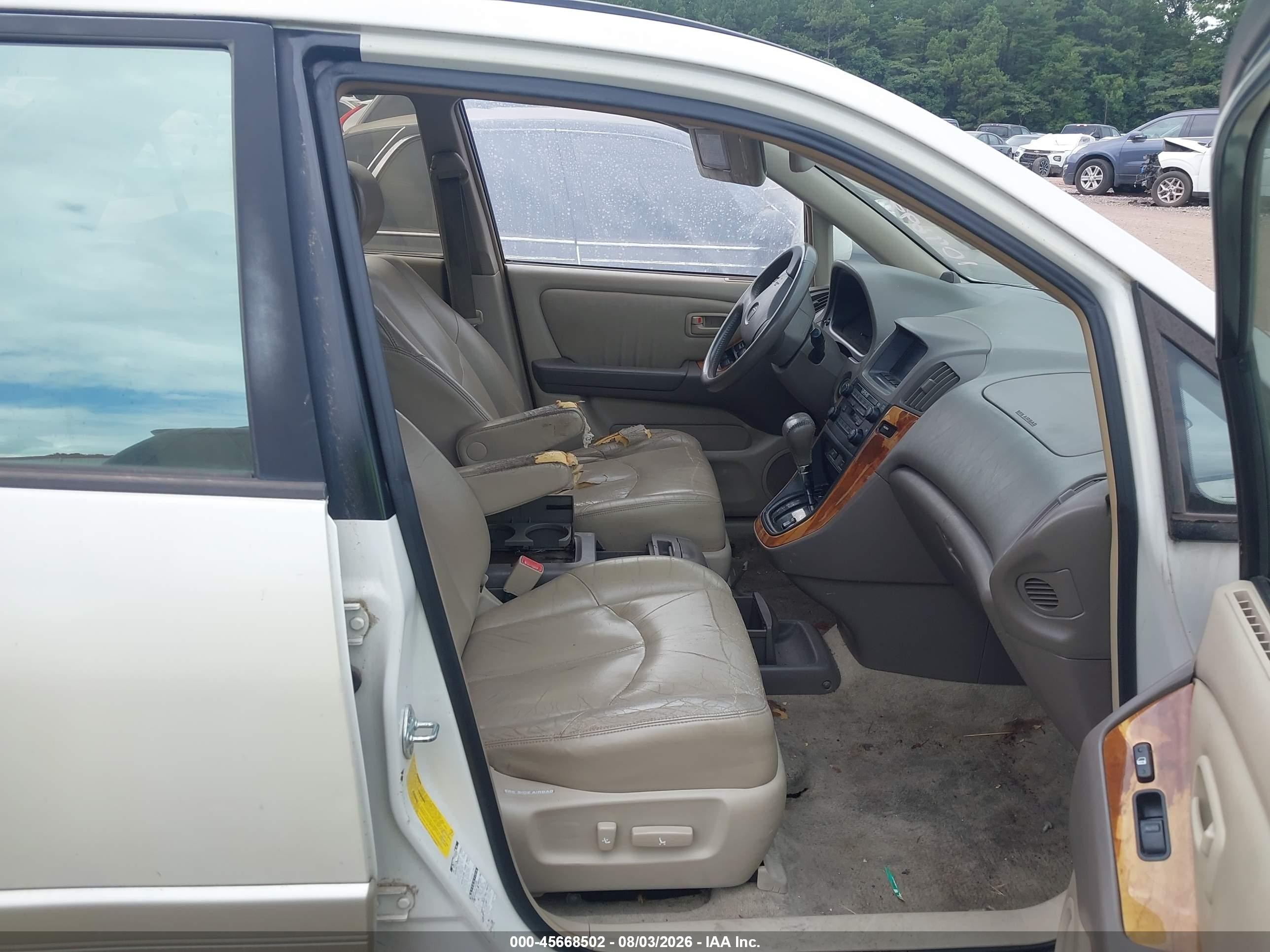 2000 Lexus Rx 300   White vin: JT6HF10U2Y0109699