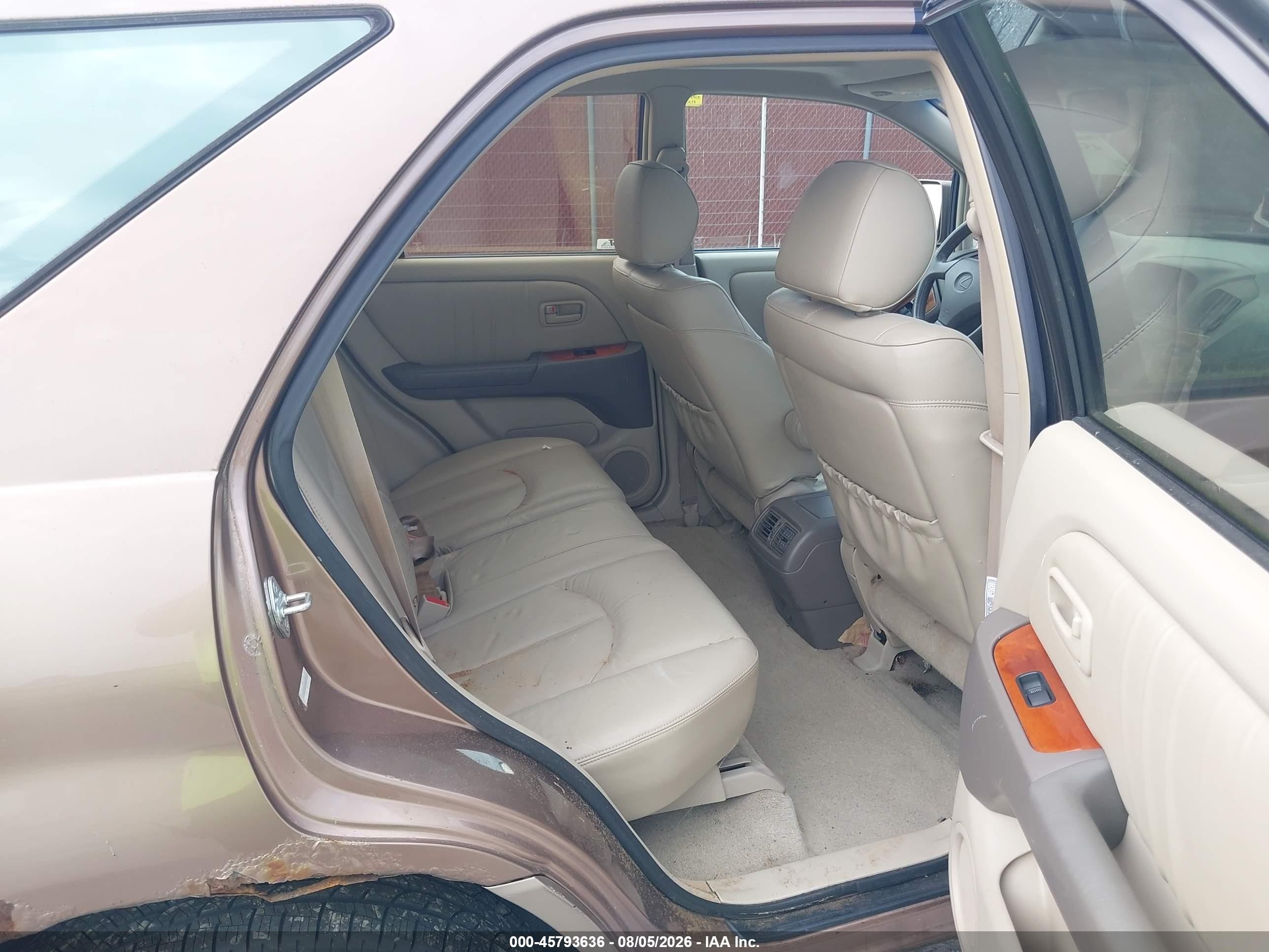 1999 Lexus Rx 300   Коричневый vin: JT6HF10U3X0081331