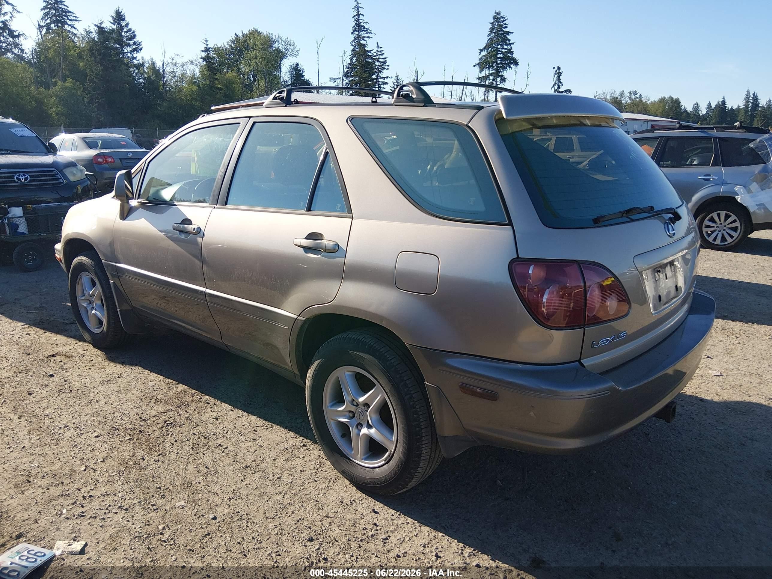 1999 Lexus Rx 300 Gold vin: JT6HF10U3X0090322