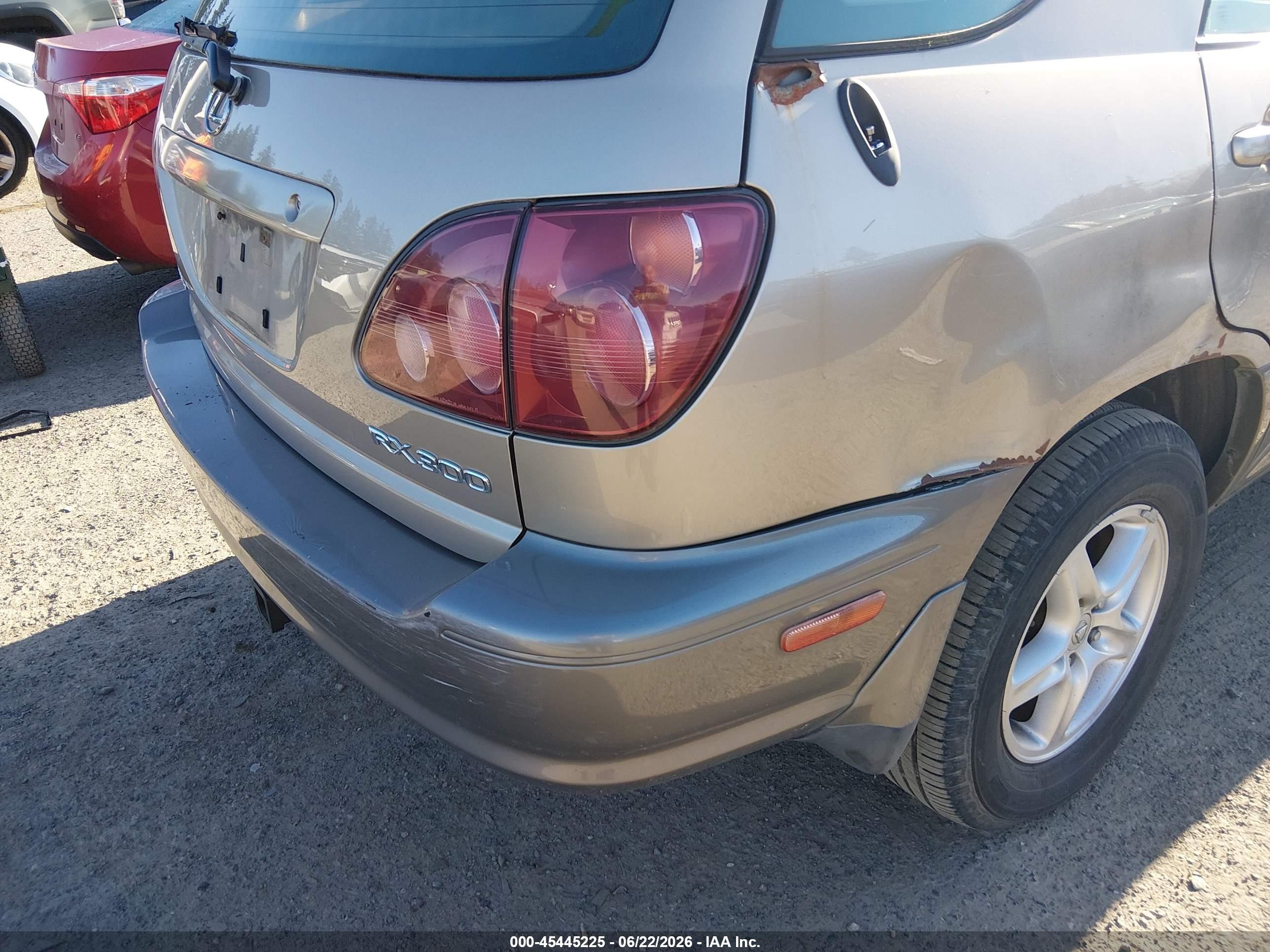 1999 Lexus Rx 300 Gold vin: JT6HF10U3X0090322