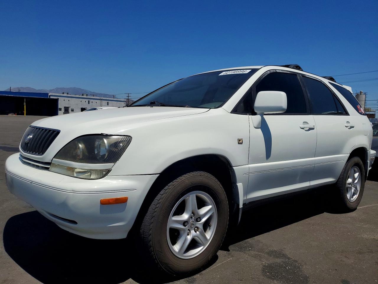2000 Lexus Rx 300 White vin: JT6HF10U3Y0107198