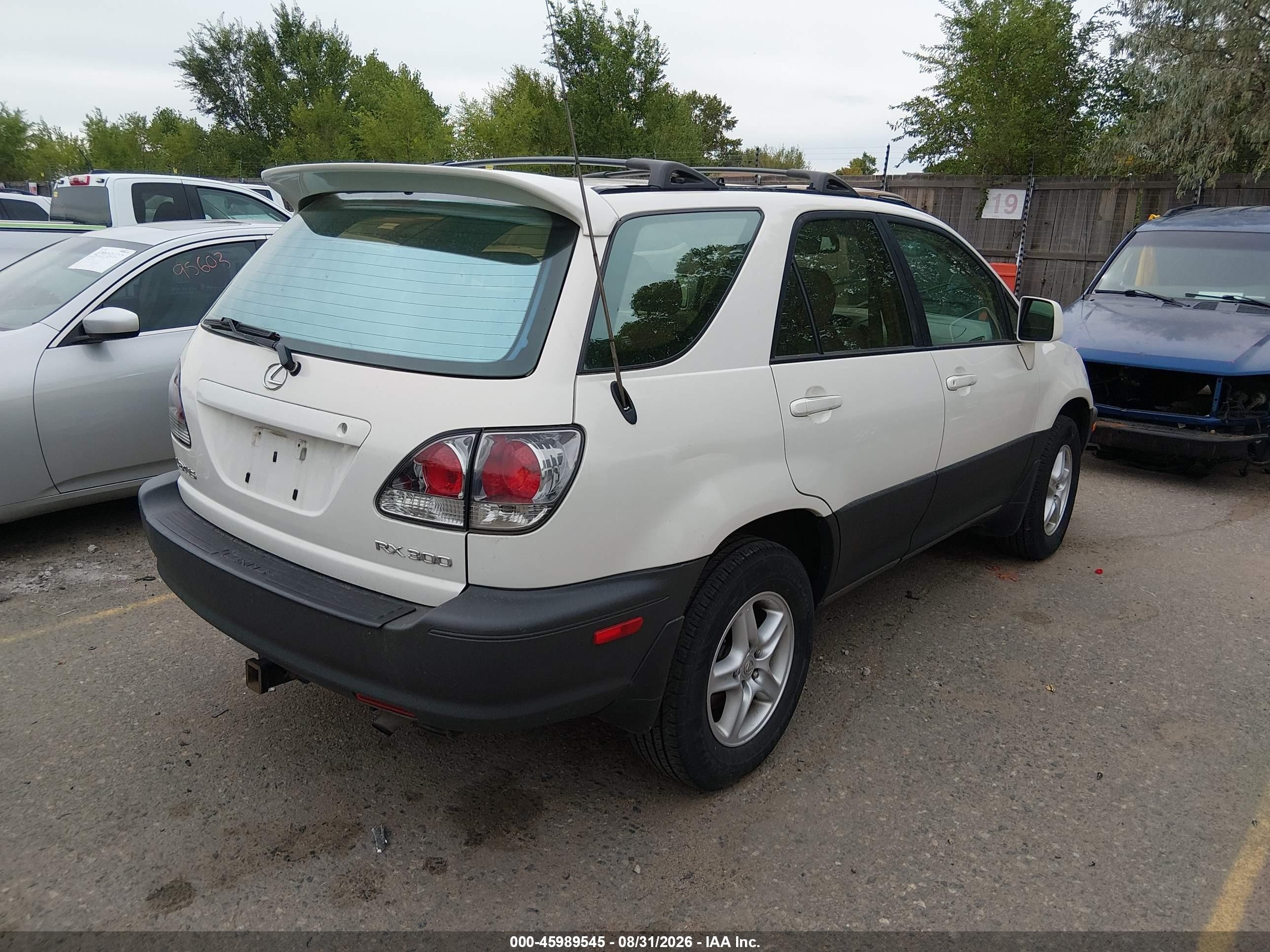 2000 Lexus Rx 300   Белый vin: JT6HF10U3Y0127385