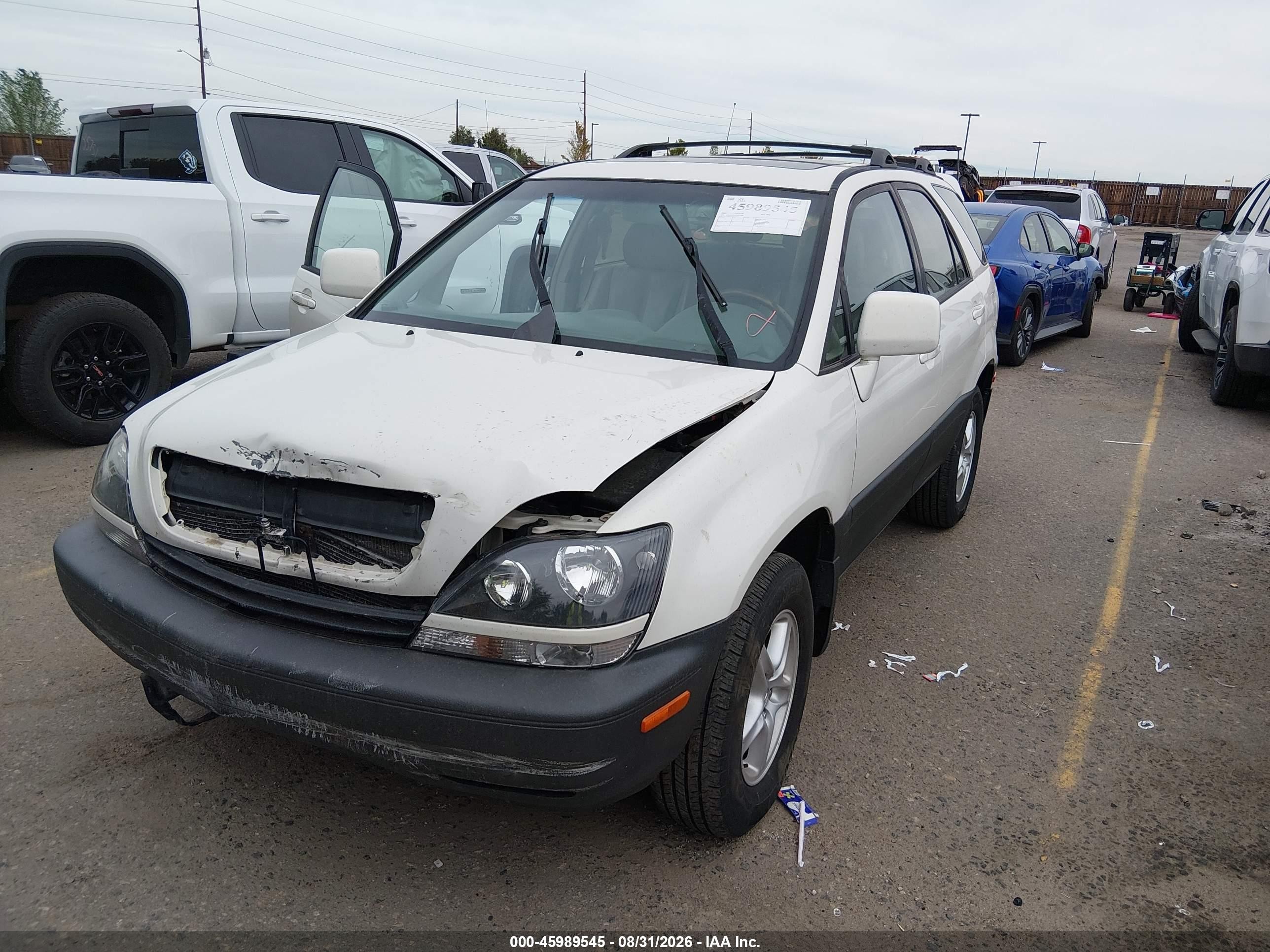 2000 Lexus Rx 300   Белый vin: JT6HF10U3Y0127385