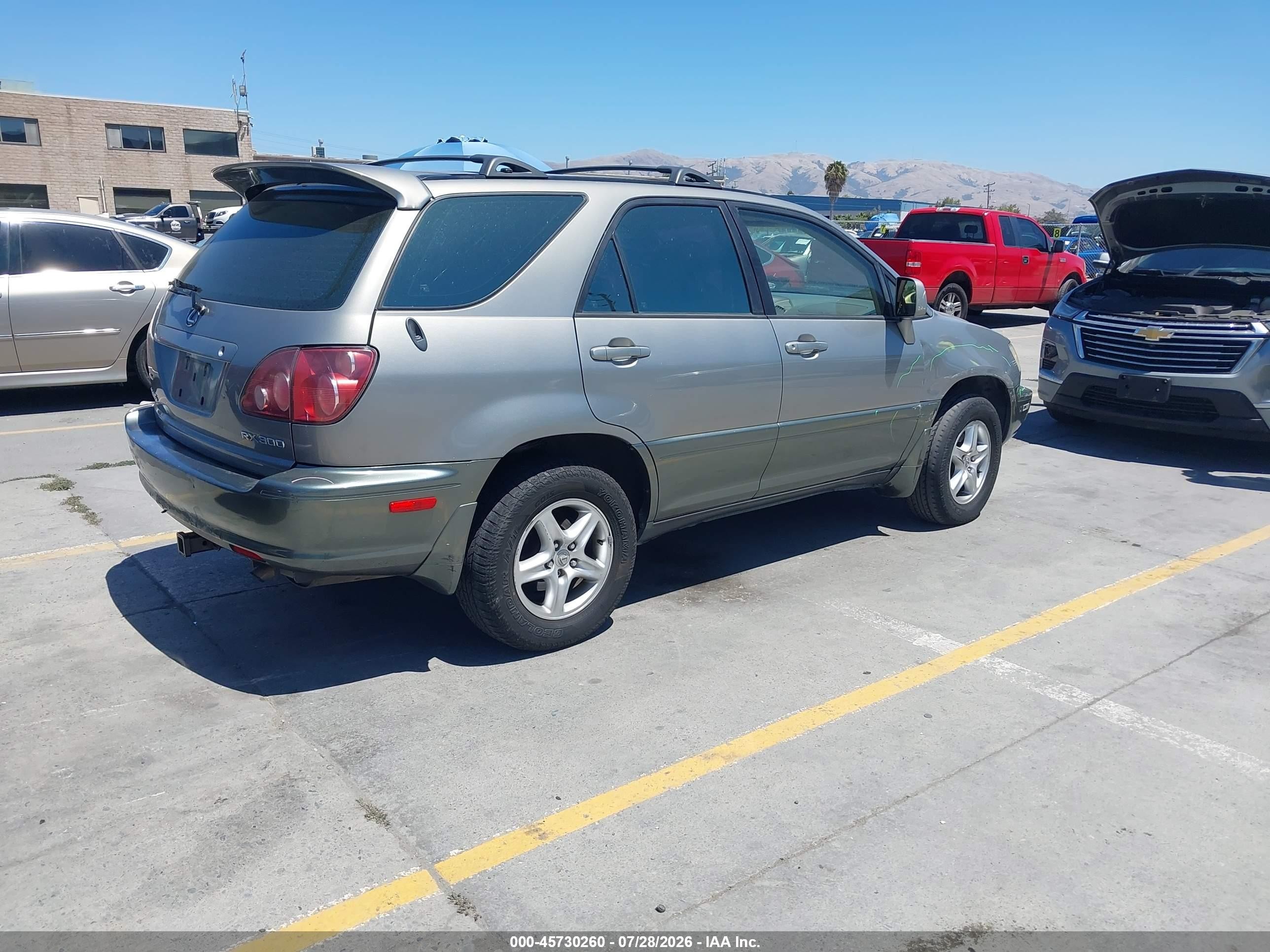 2000 Lexus Rx 300   Коричневый vin: JT6HF10U3Y0134787