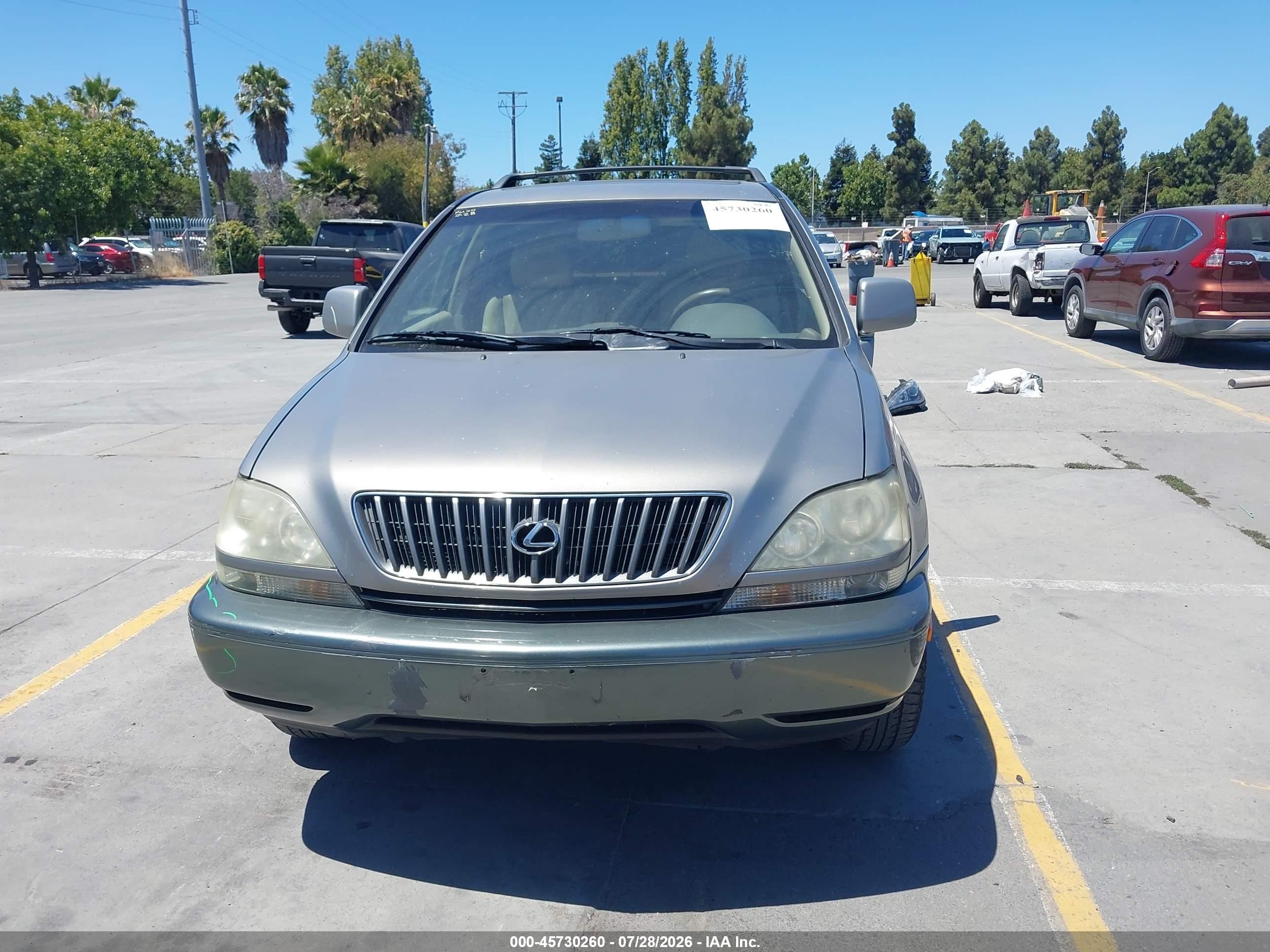 2000 Lexus Rx 300   Коричневый vin: JT6HF10U3Y0134787