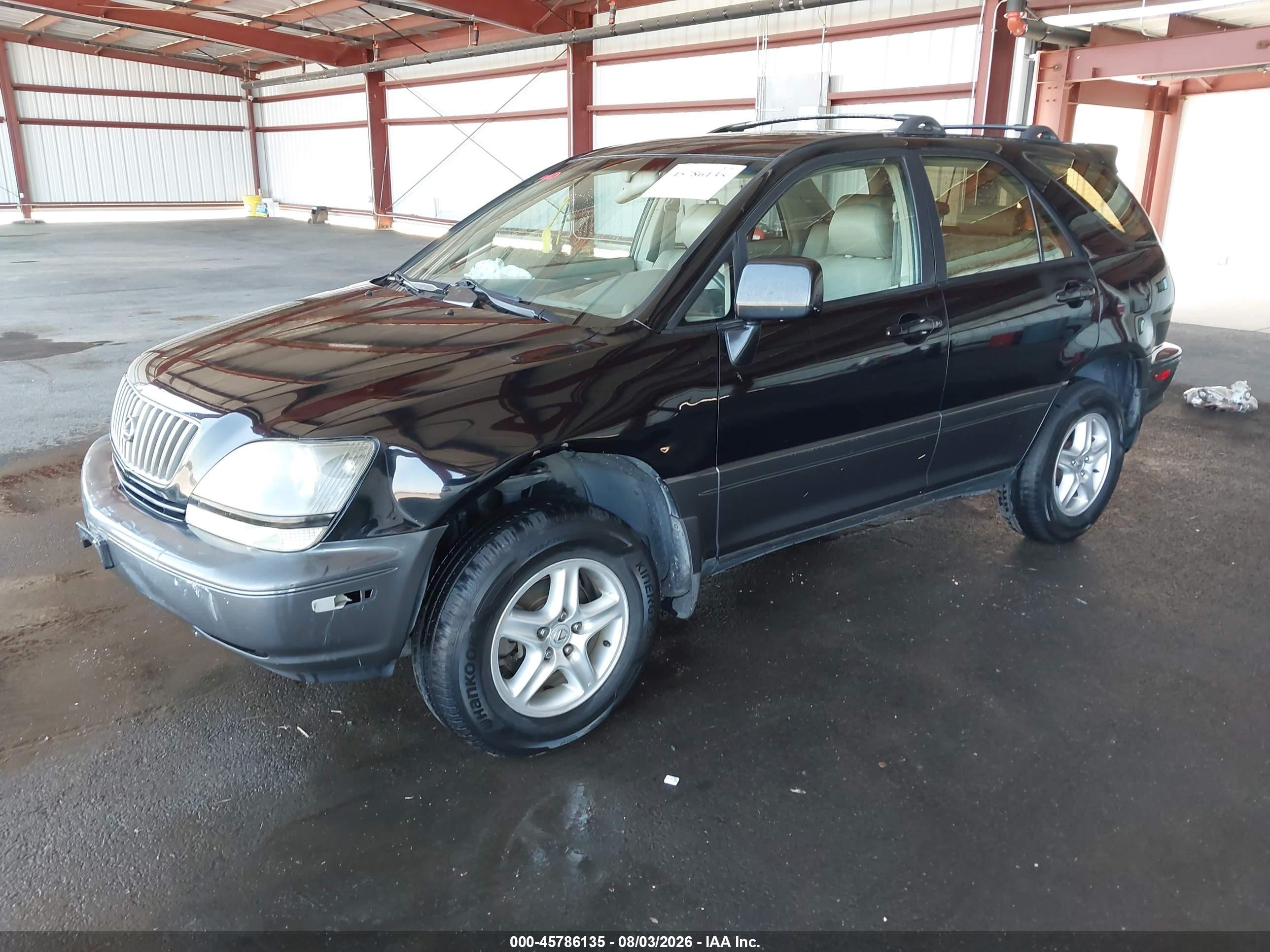 2000 Lexus Rx 300   Black vin: JT6HF10U3Y0152402