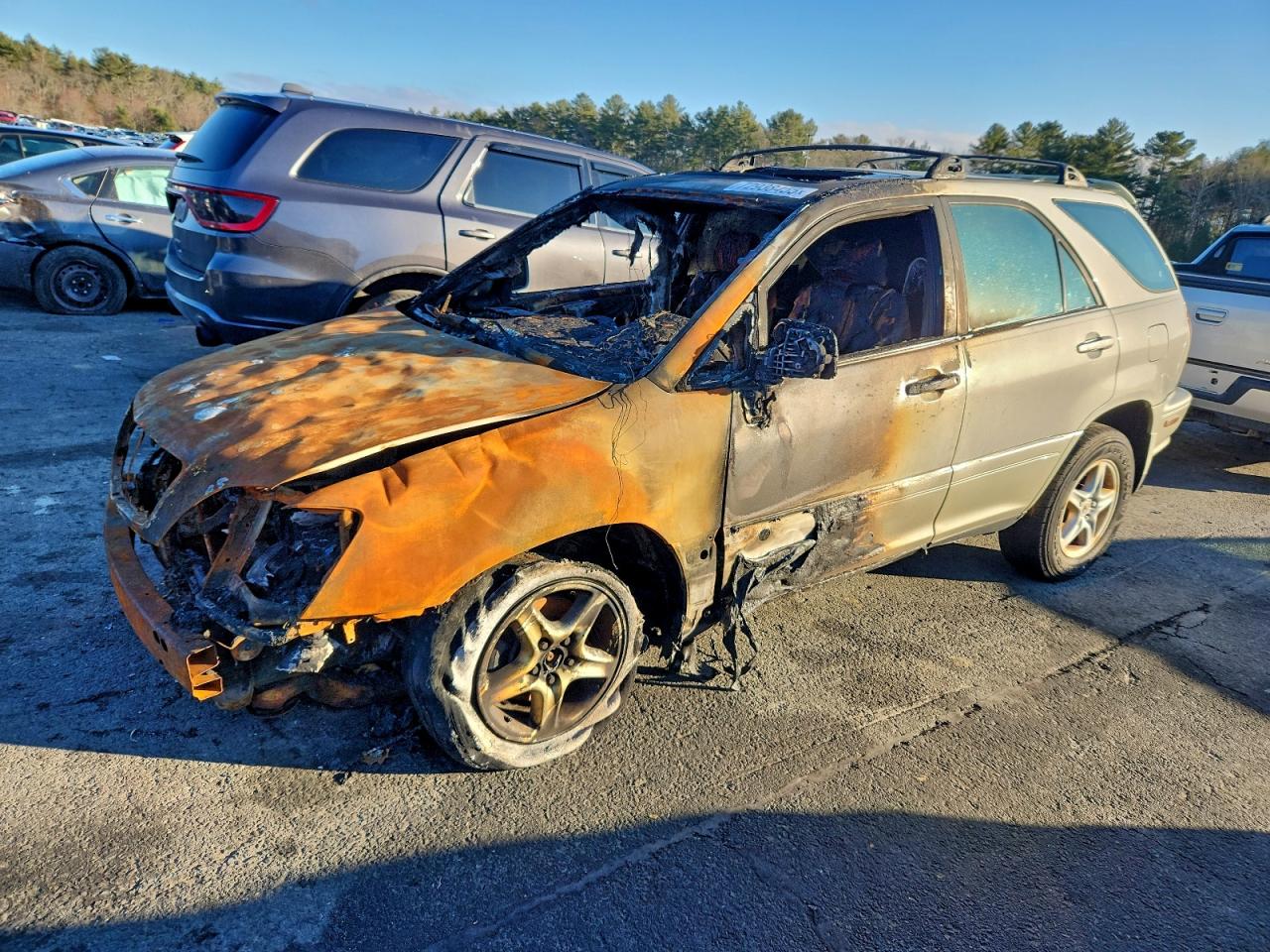1999 Lexus Rx 300 White vin: JT6HF10U4X0090748