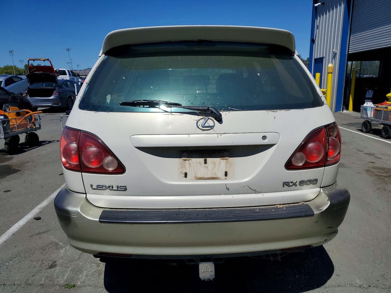 2000 Lexus Rx 300 White vin: JT6HF10U4Y0141084