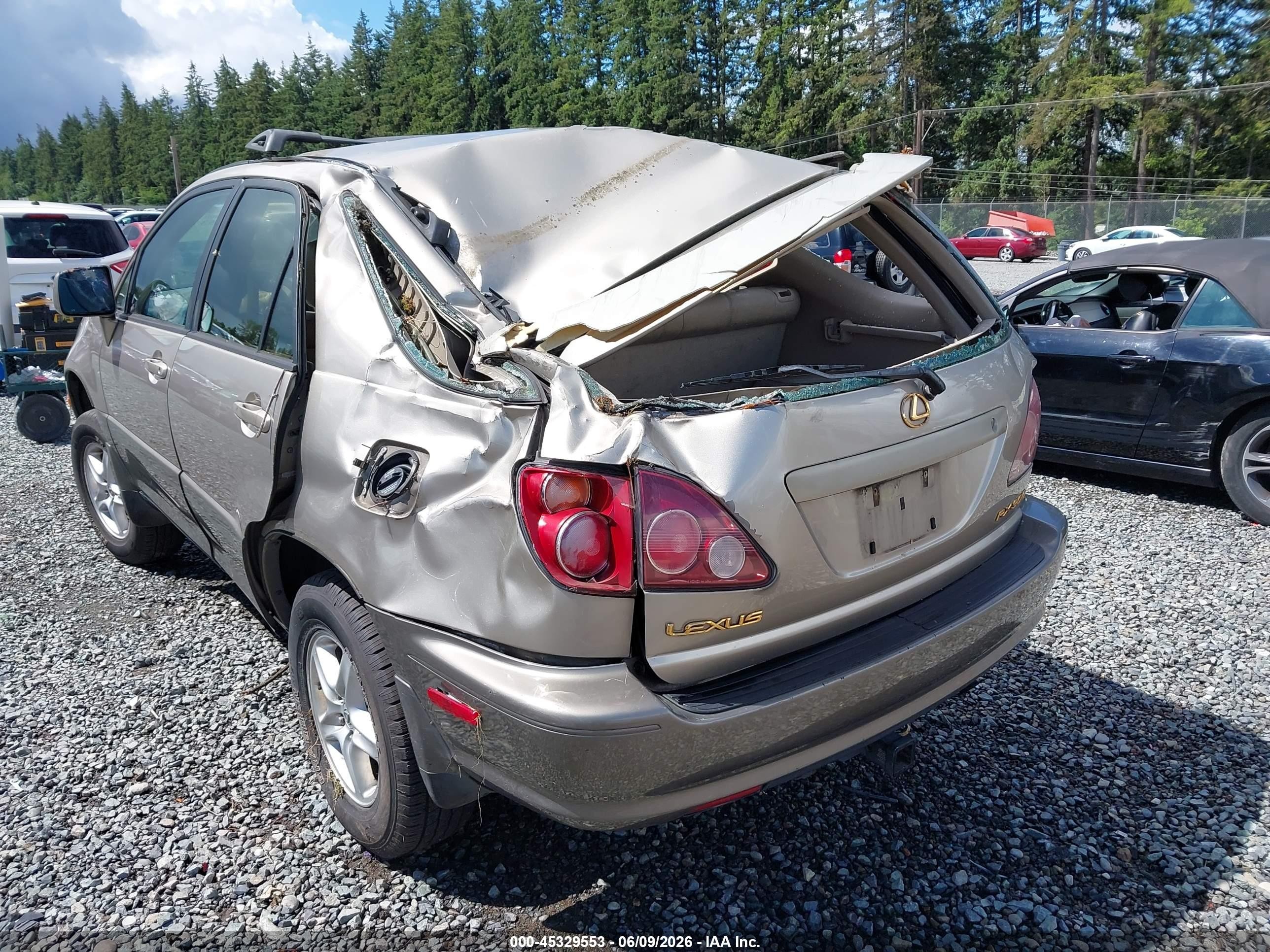 2000 Lexus Rx 300 Gold vin: JT6HF10U4Y0152988