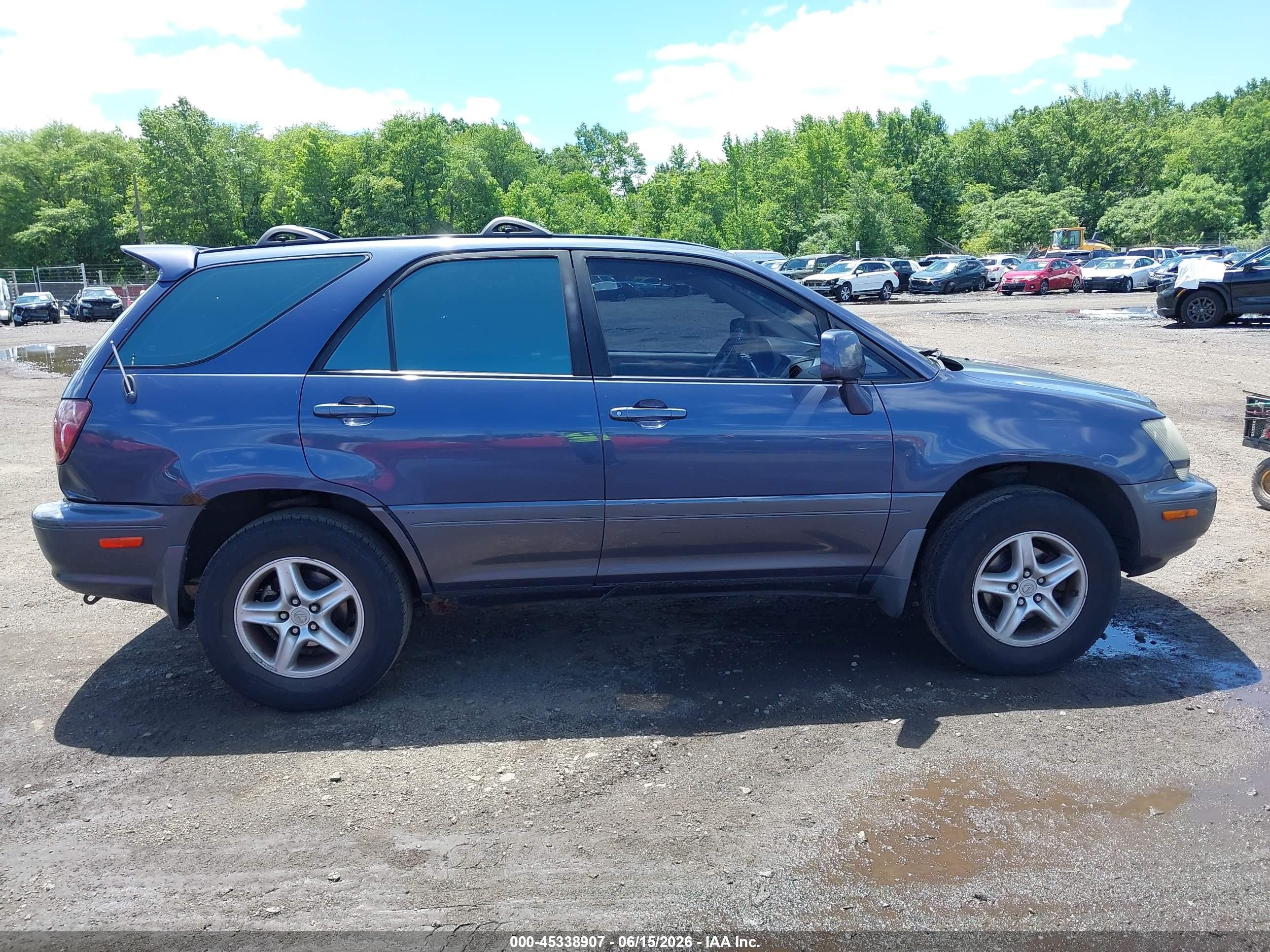 2000 Lexus Rx 300 Dark Blue vin: JT6HF10U5Y0110412