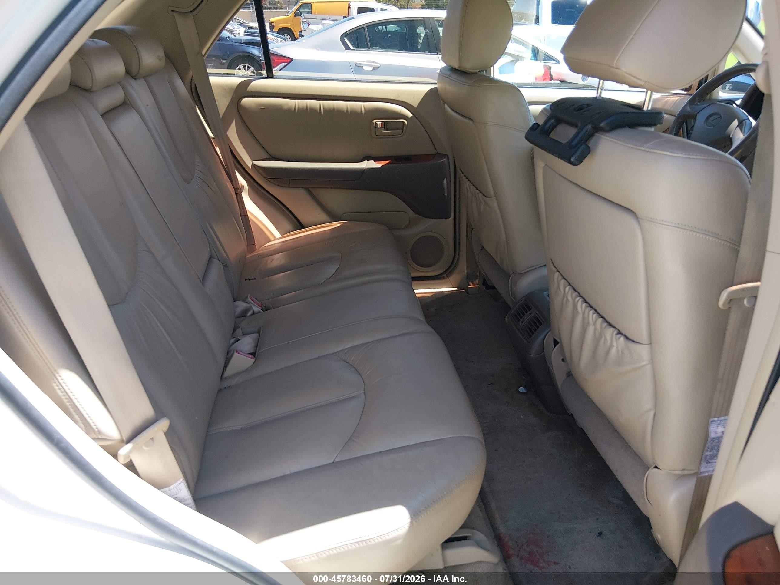 1999 Lexus Rx 300   White vin: JT6HF10U6X0023486